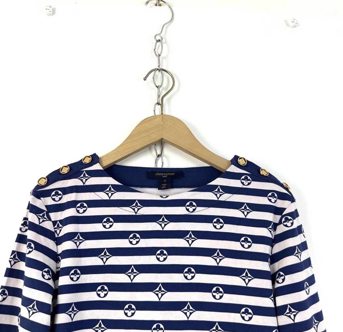 Louis Vuitton Louis Vuitton Monogram Print Three-Quarter Sleeve K12 Size S / US 4 / IT 40 - 3 Thumbnail