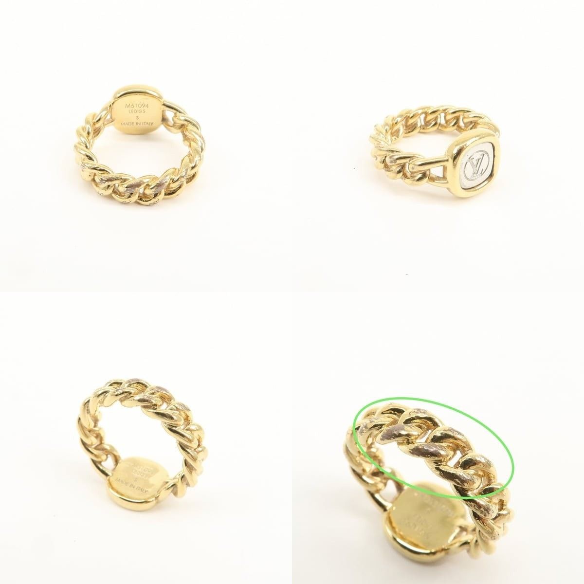 Louis Vuitton Louis Vuitton ID Ring Gold Plated Size ONE SIZE - 3 Thumbnail