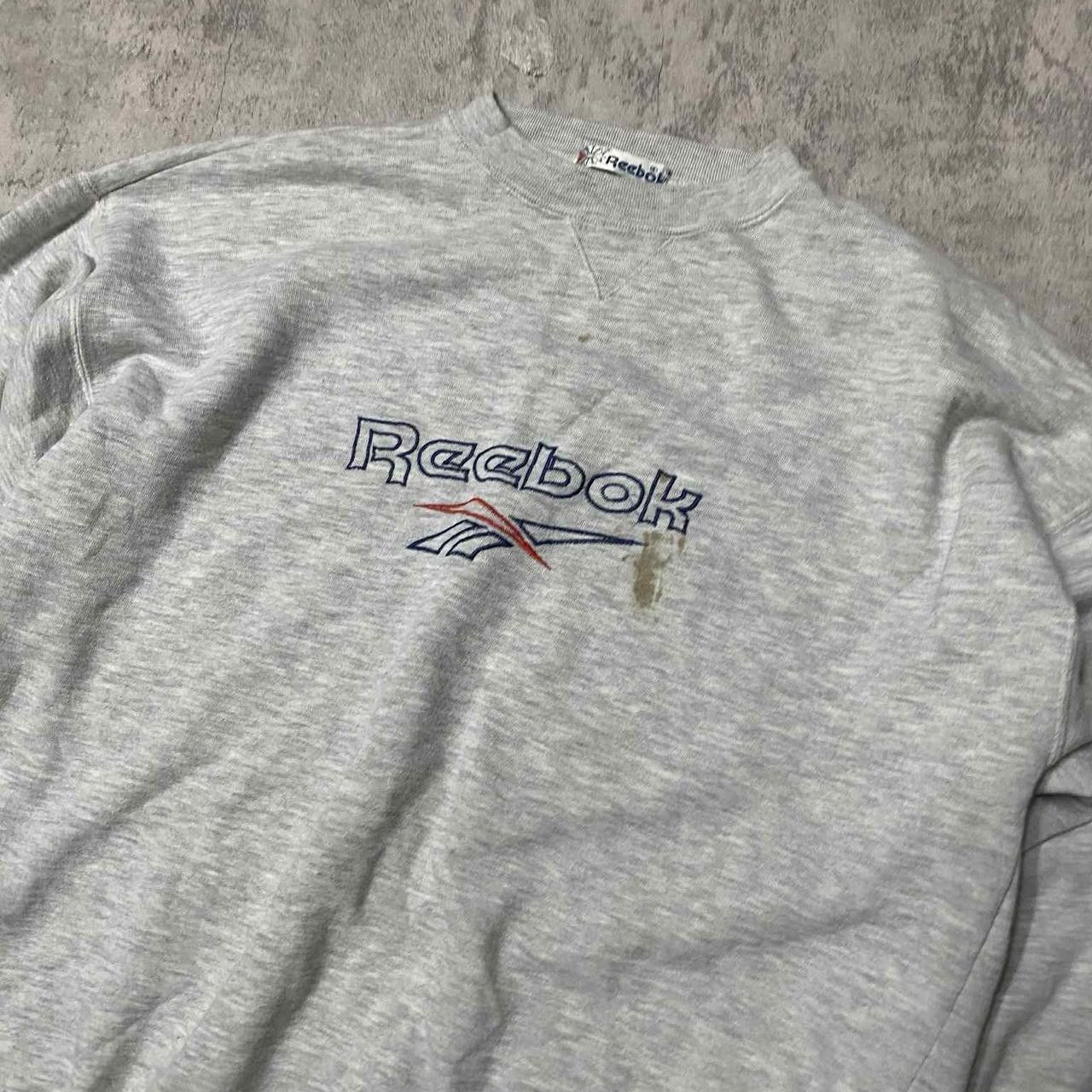 Reebok Grey vintage 90s crewneck sweatshirt Size US L / EU 52-54 / 3 - 3 Thumbnail
