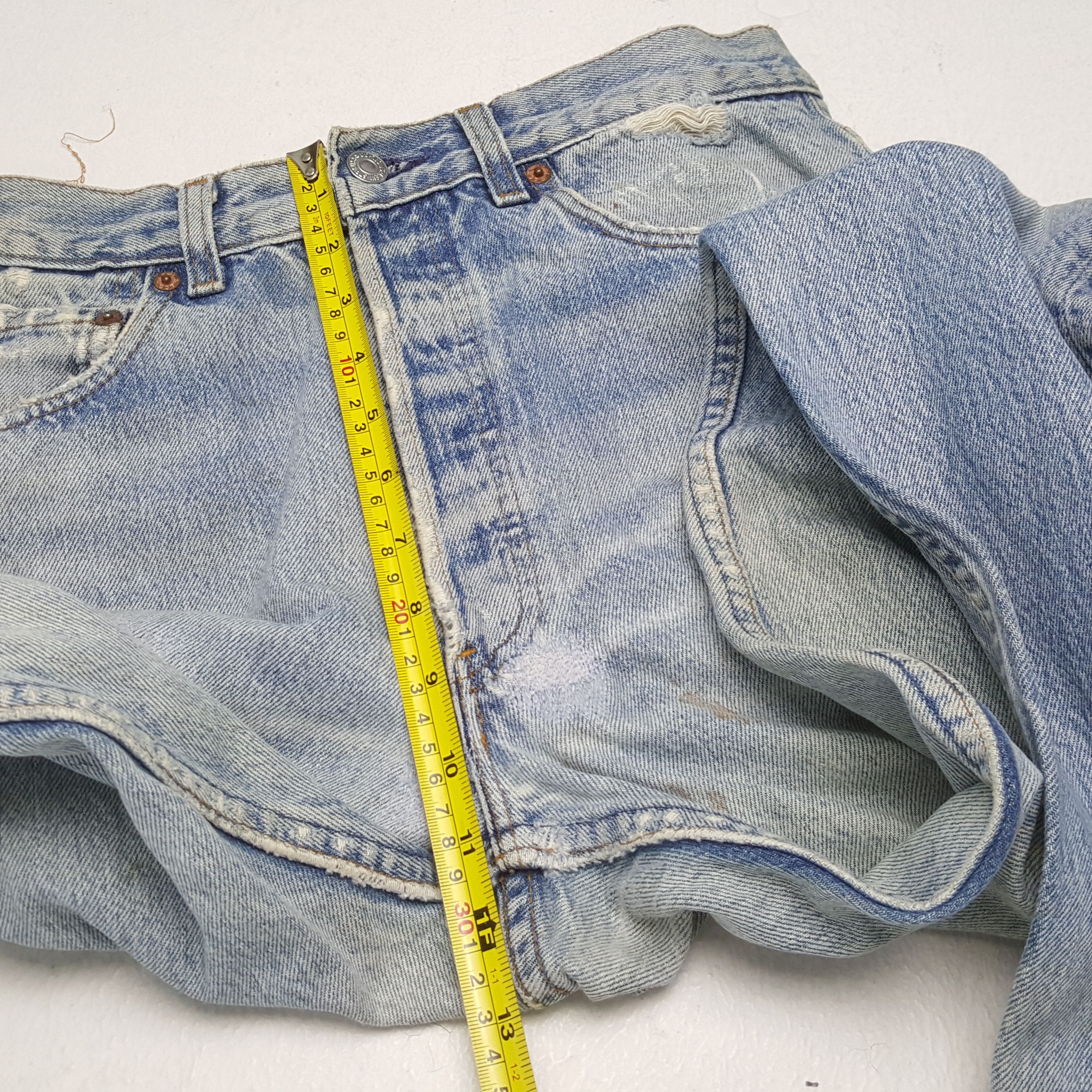 Levi's × Vintage LEVI'S 501 Streetwear Style Distressed Jeans Size US 30 / EU 46 - 8 Thumbnail