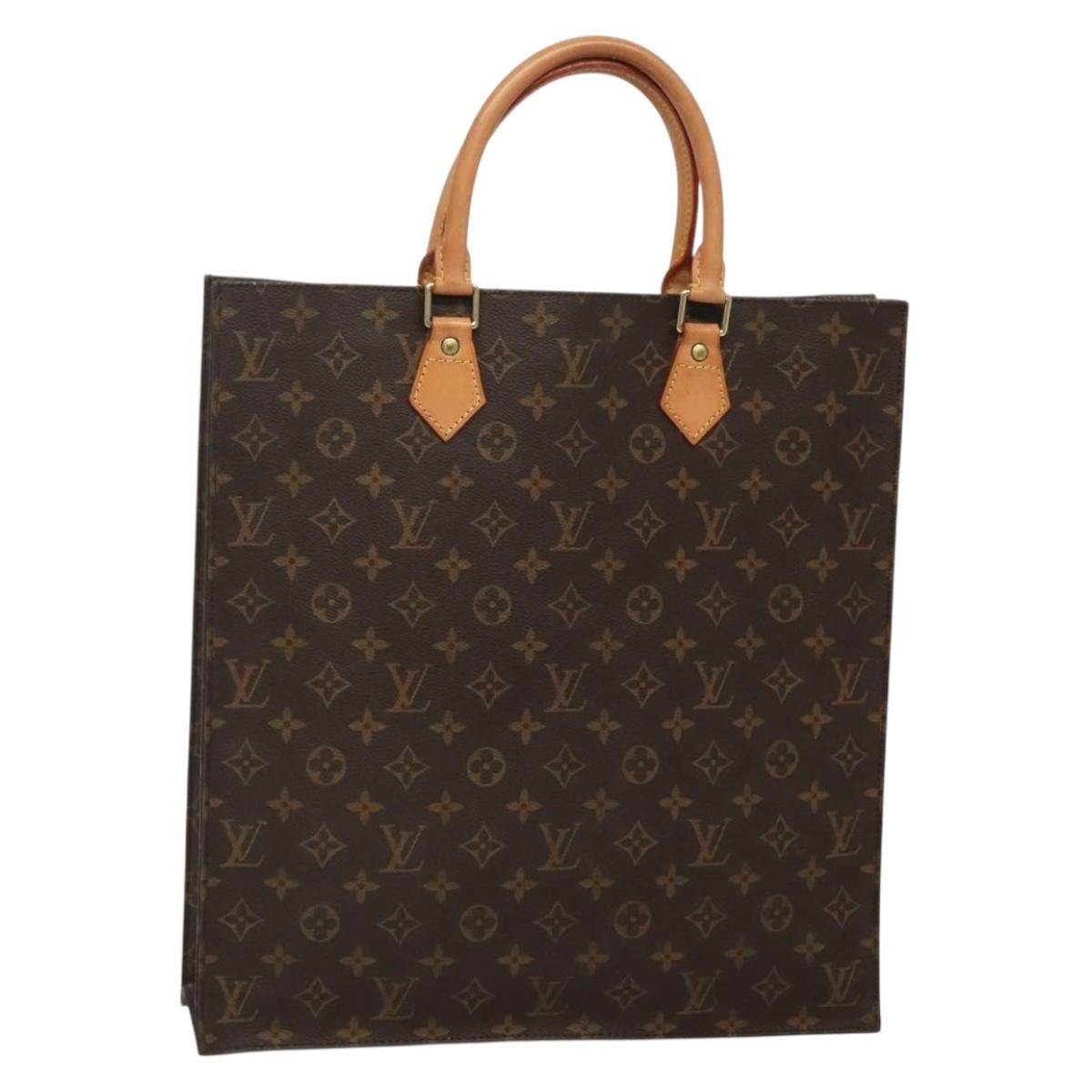 Louis Vuitton LOUIS VUITTON Monogram Sac Plat Hand Bag M51140 Size ONE SIZE - 1 Thumbnail