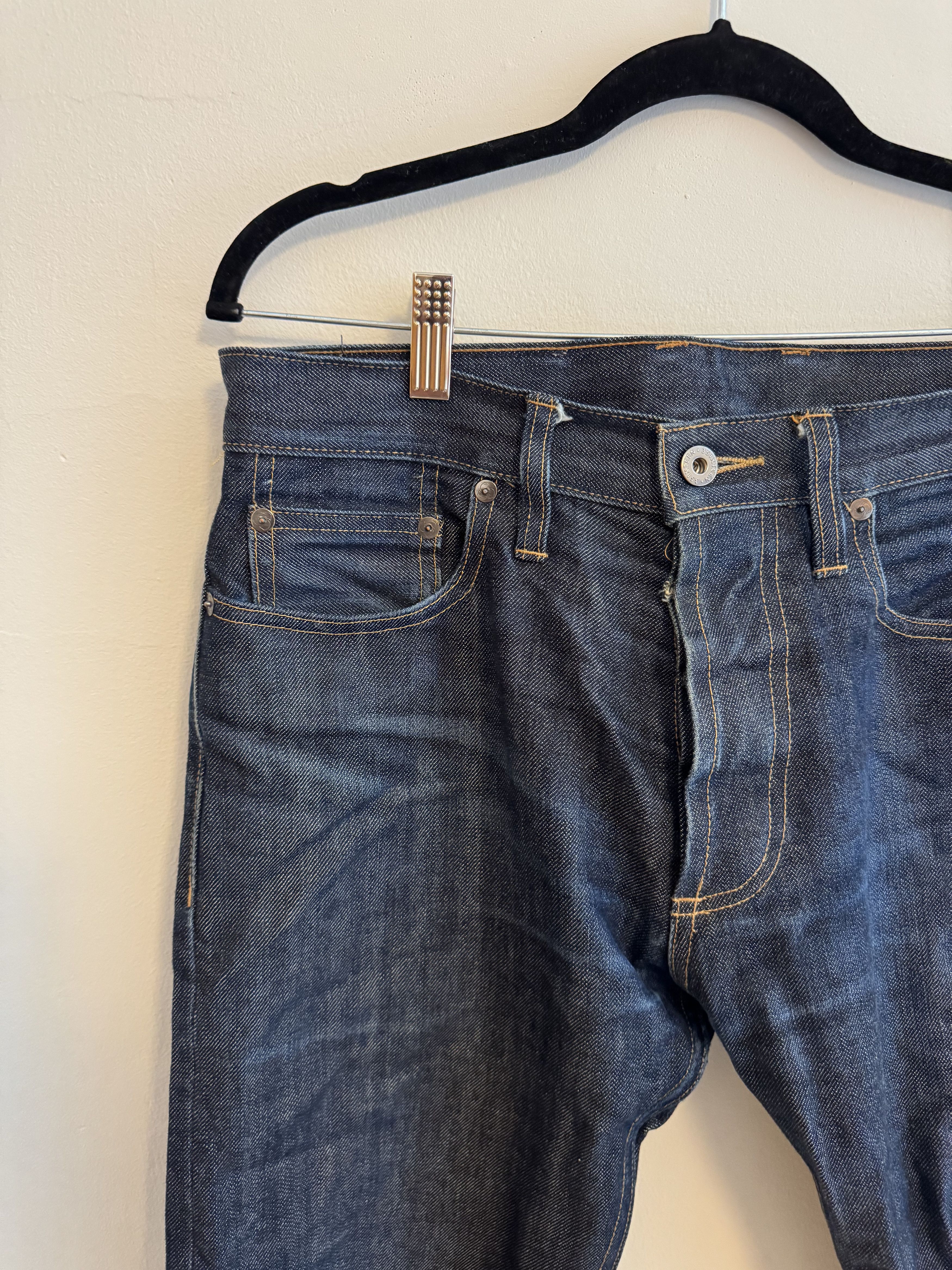 3sixteen ST-100x - Slim Tapered - Indigo Selvedge - 31 Size US 31 - 2 Thumbnail