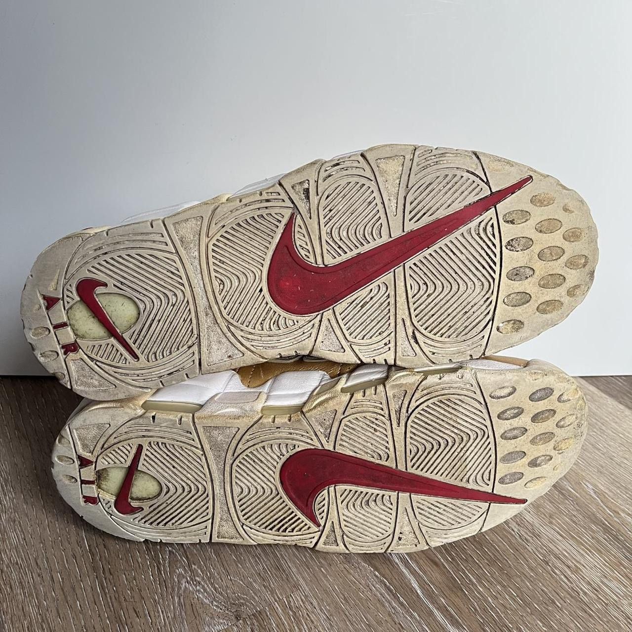 Nike × Supreme RARE gold supreme nike uptempo Size US 12 / EU 45 - 6 Thumbnail