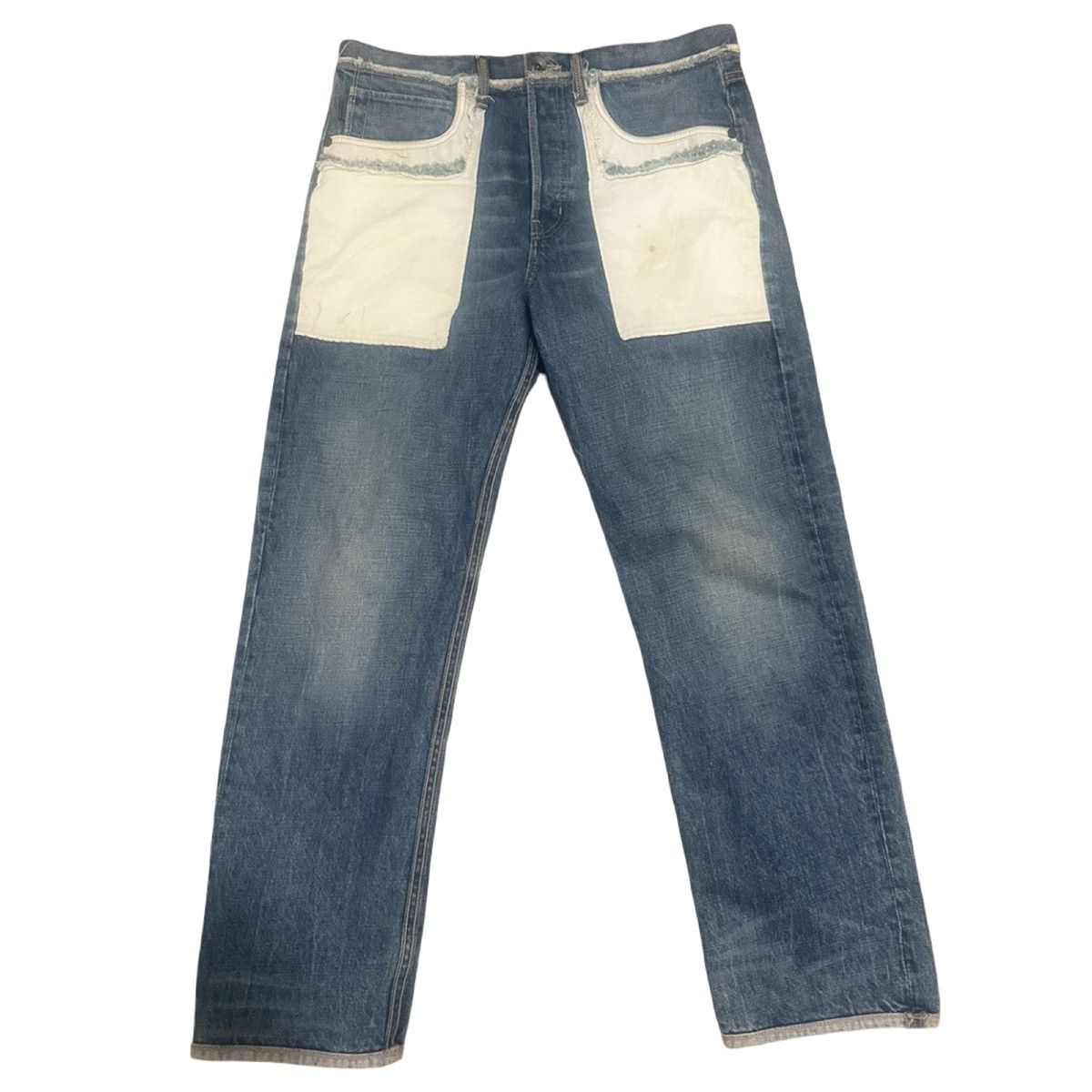 Helmut Lang 2003 Inside Out Denim Pants | Grailed