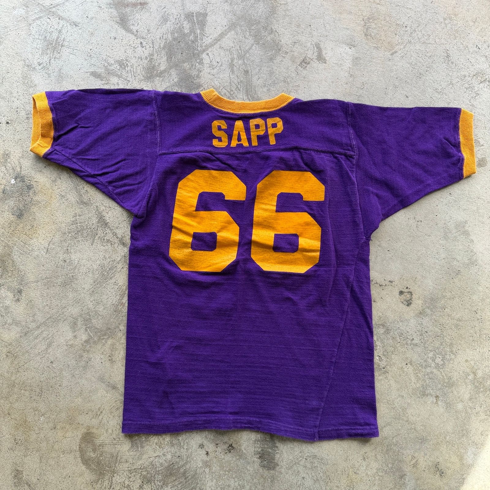 Other 60s LSU Tigers Football Jersey T-Shirt Purple Gold Ringer Size M / US 6-8 / IT 42-44 - 3 Thumbnail