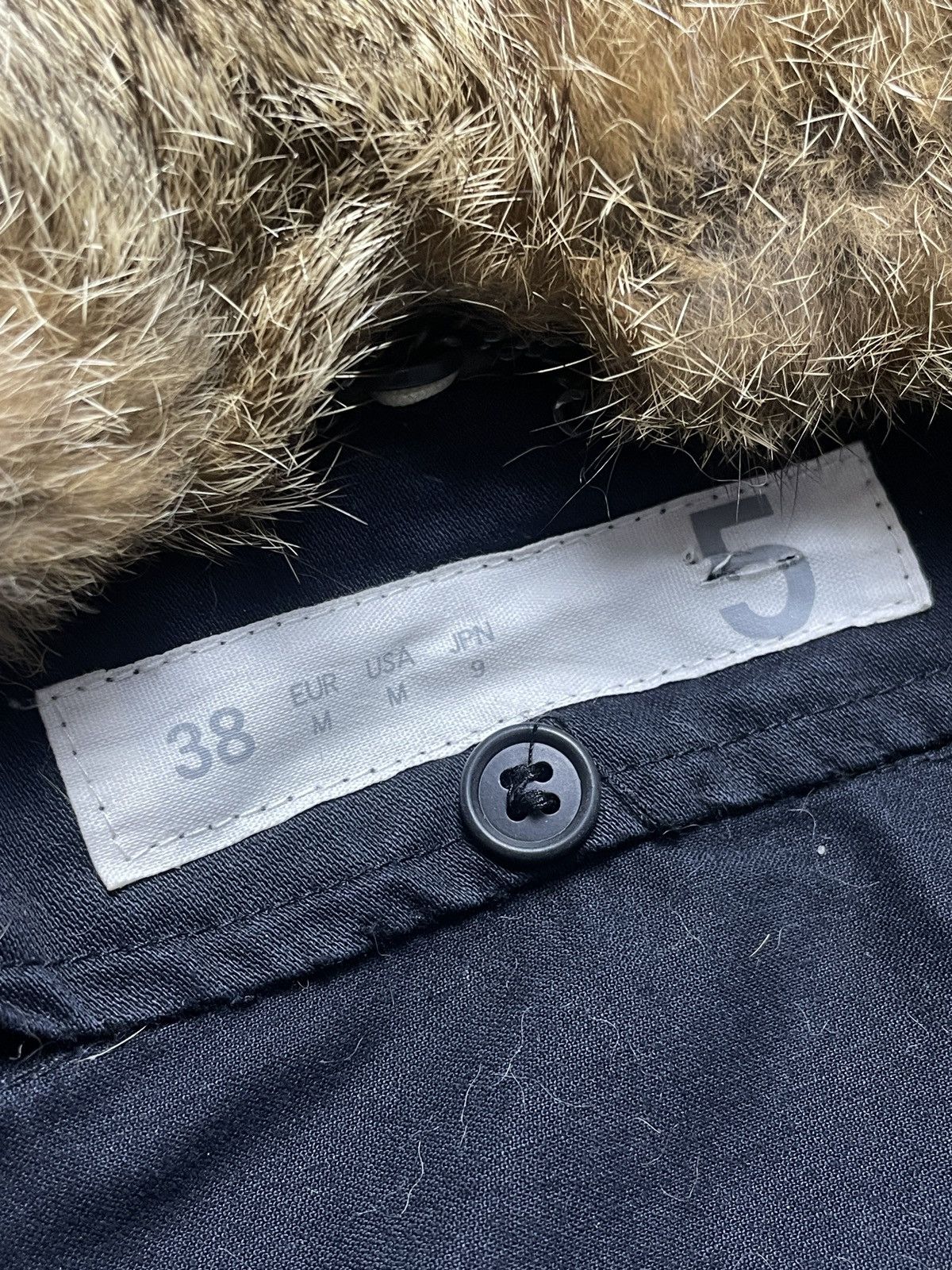 Japanese Brand 2000’s Five 5 - Archive Apocalypse Fur Rabbit Bono Parka Size US M / EU 48-50 / 2 - 10 Thumbnail