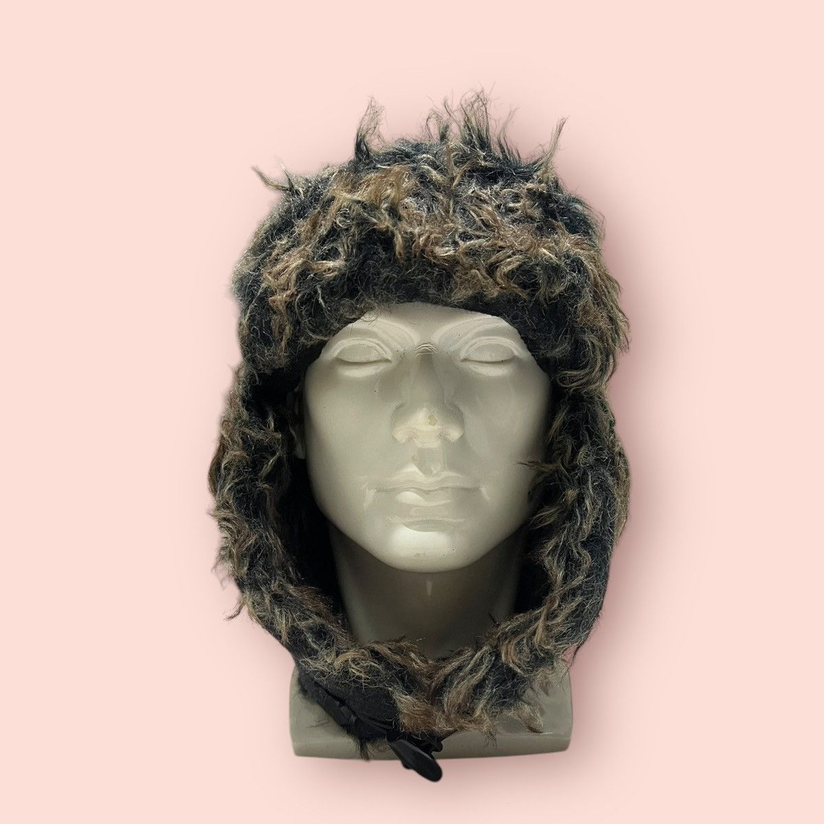 If Six Was Nine × Japanese Brand VINTAGE FAUX FUR TRAPPER HAT ALT BEANIE Size ONE SIZE - 2 Thumbnail