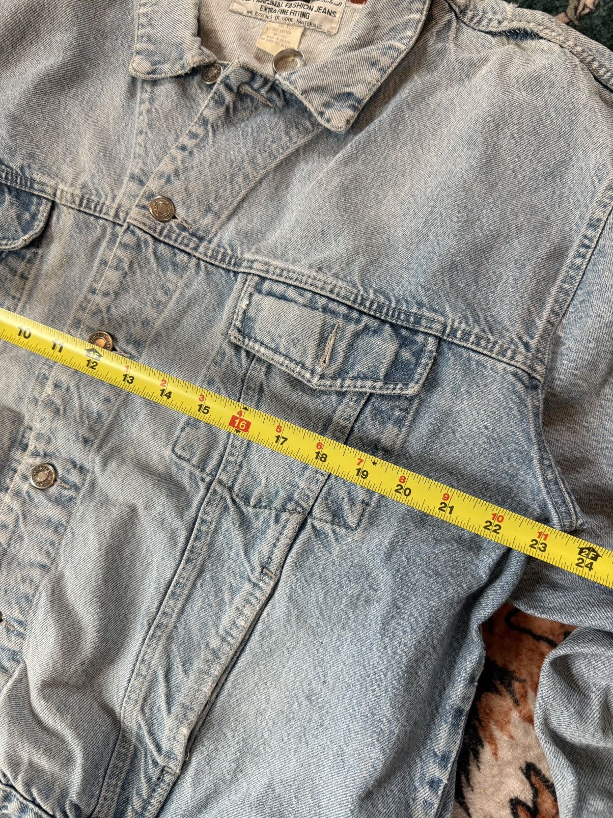 Levi's Vintage 70s Todays News Denim Jacket Size US L / EU 52-54 / 3 - 4 Thumbnail