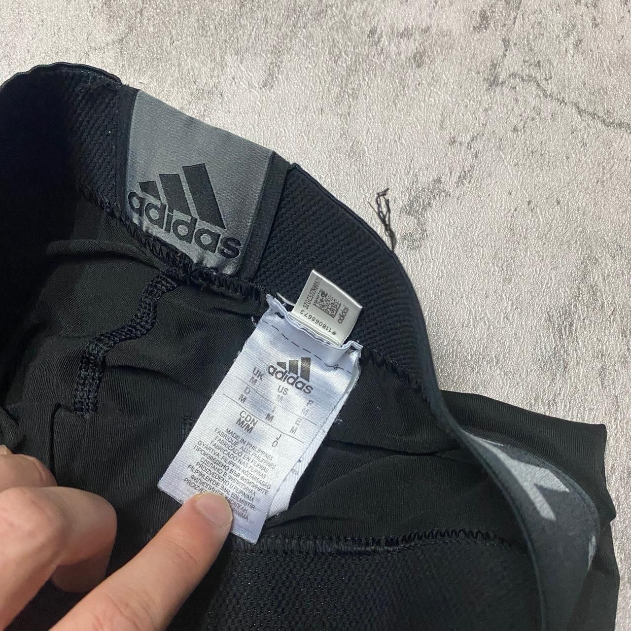 Adidas Adidas Techfit black & grey sportswear leggings Size US 32 / EU 48 - 3 Thumbnail