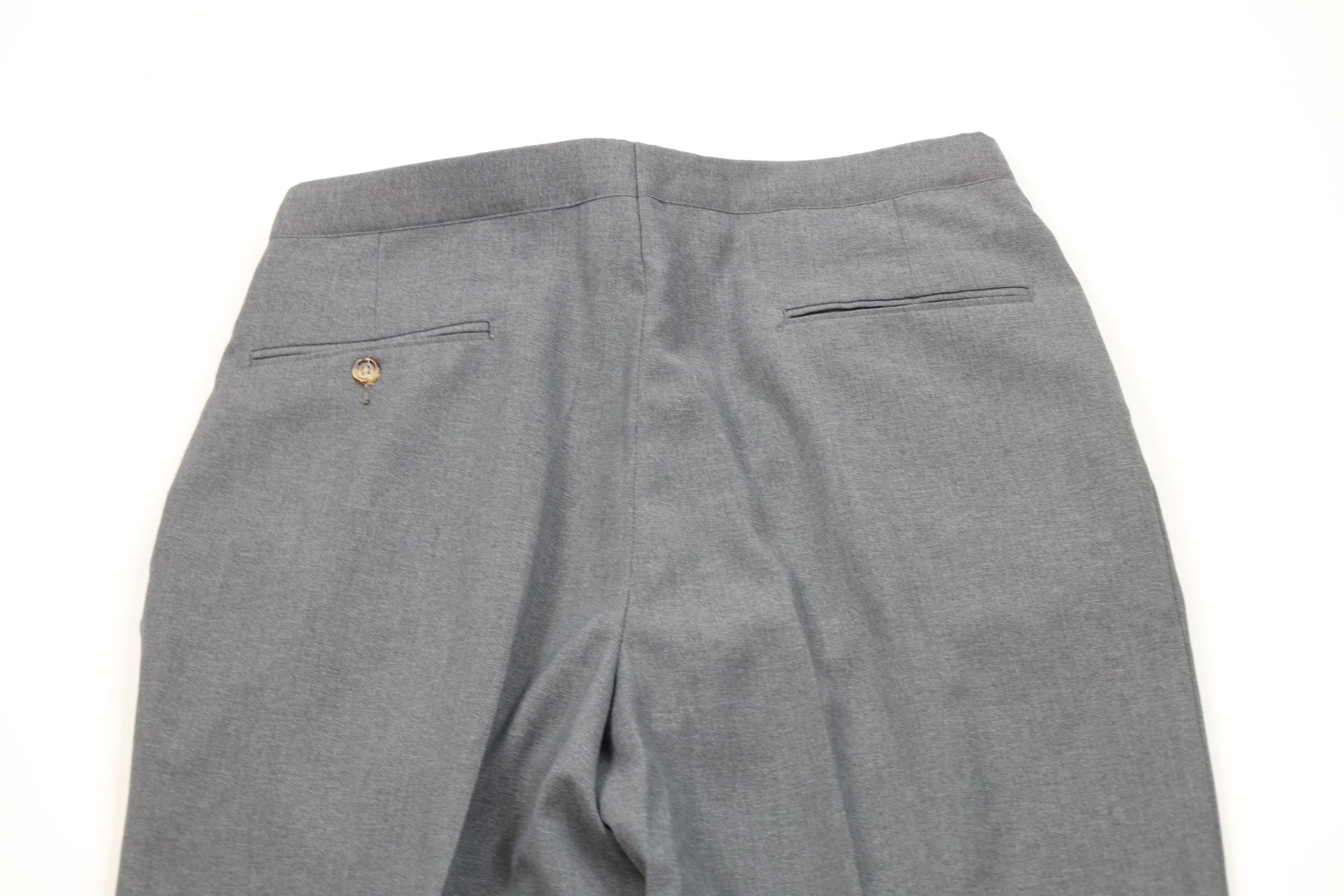 Vintage Vintage 70s Streetwear Knit Wide Leg Chino Pants Gray USA Size US 34 / EU 50 - 10 Thumbnail