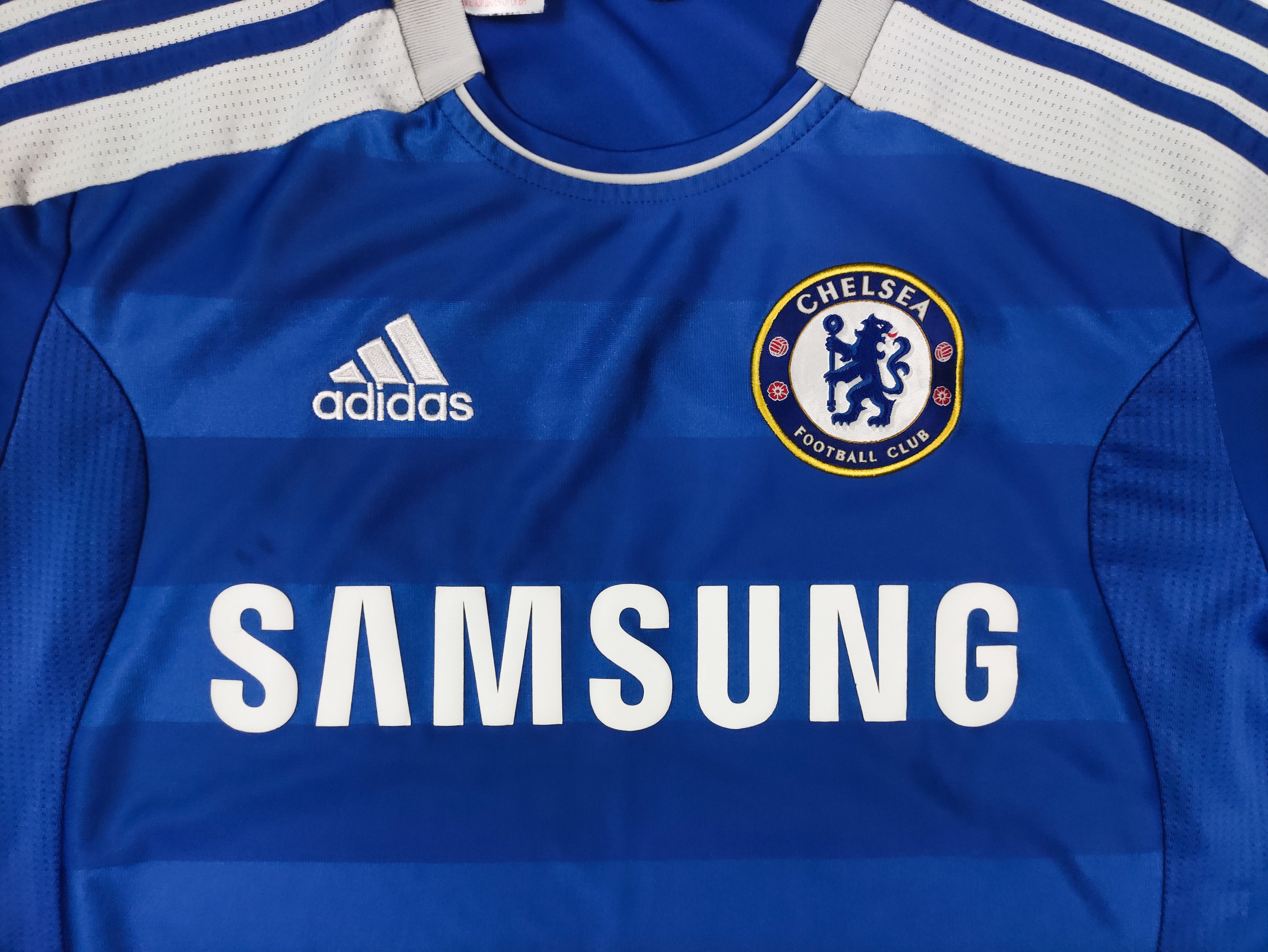 Adidas Chelsea FC 2011 2012 Home Adidas "Samsung" Shirt Vintage Size US S / EU 44-46 / 1 - 7 Thumbnail
