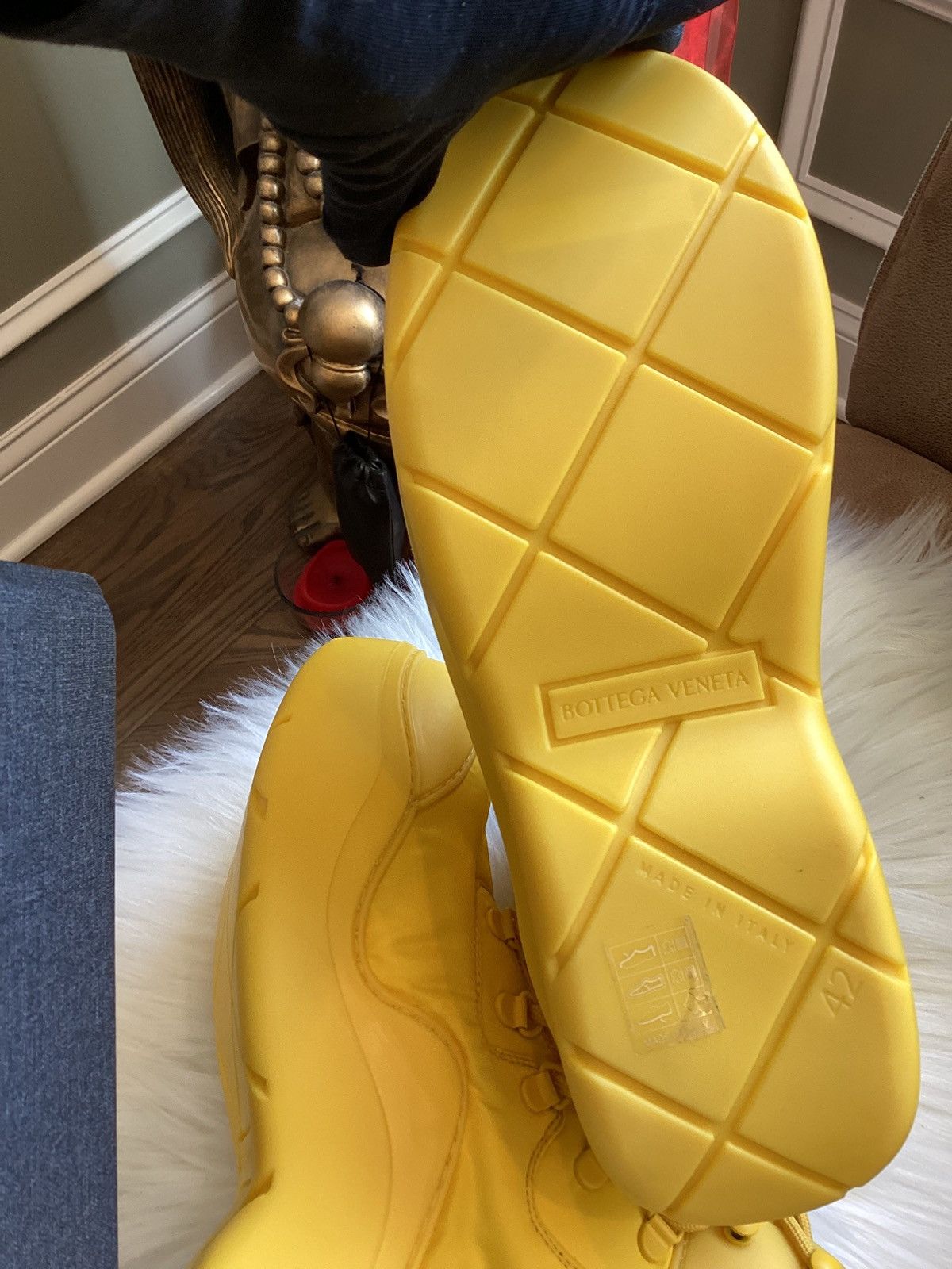 Bottega Veneta BOTTEGA VENETA THE PUDDLE BOMBER RUBBER BOOT Size US 9 / EU 42 - 7 Thumbnail
