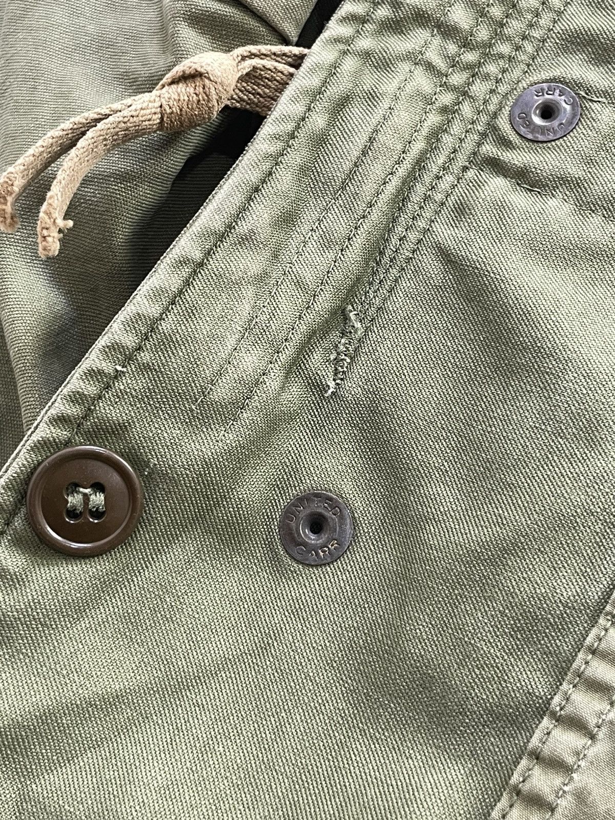 Vintage 50s Korean War US Army M51 Parka Jacket Size US L / EU 52-54 / 3 - 9 Thumbnail