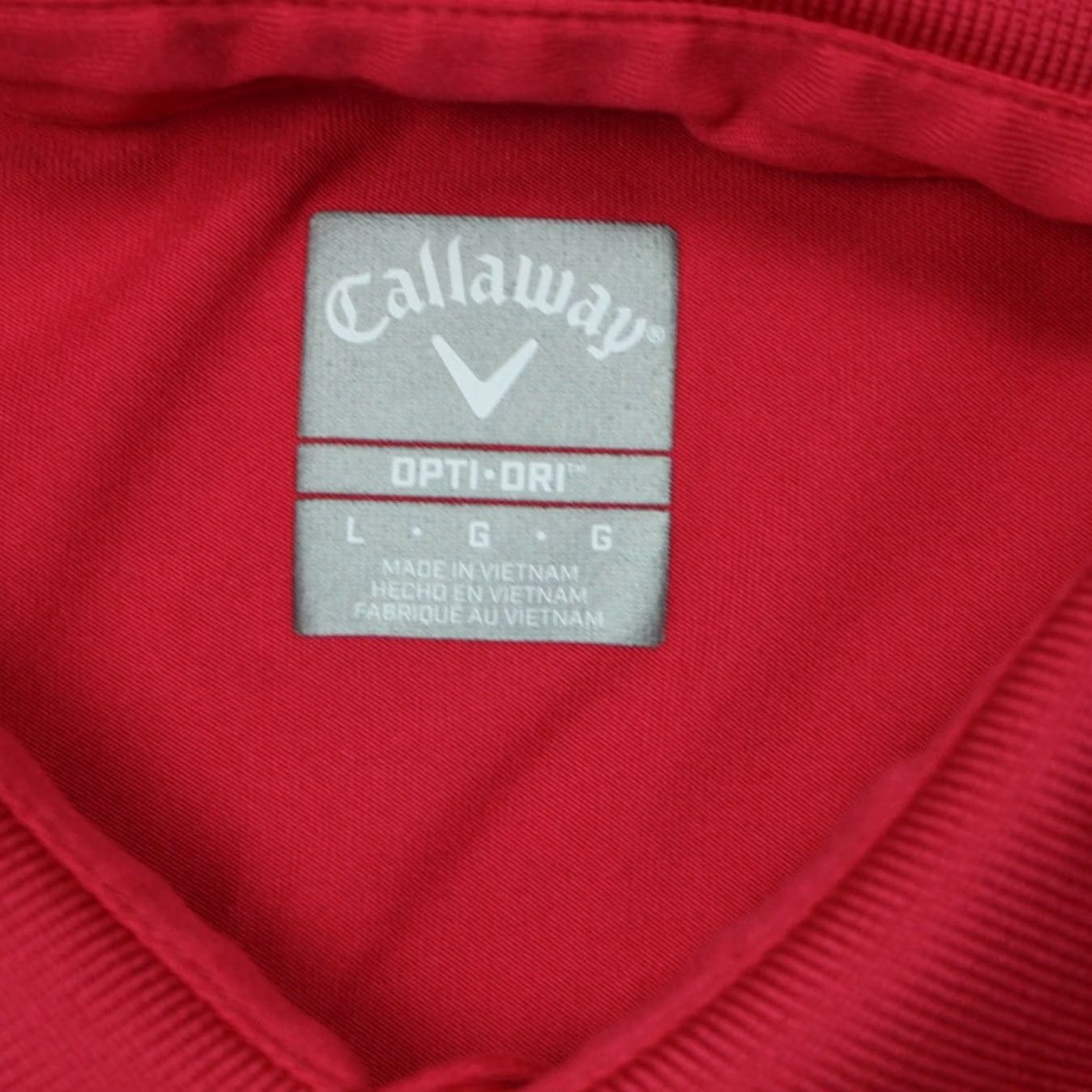 Callaway Callaway Polo Shirt Mens Large Pink/Blue Opti-Dri Short Sleeve Golf Pullover Shirt Size US L / EU 52-54 / 3 - 7 Thumbnail