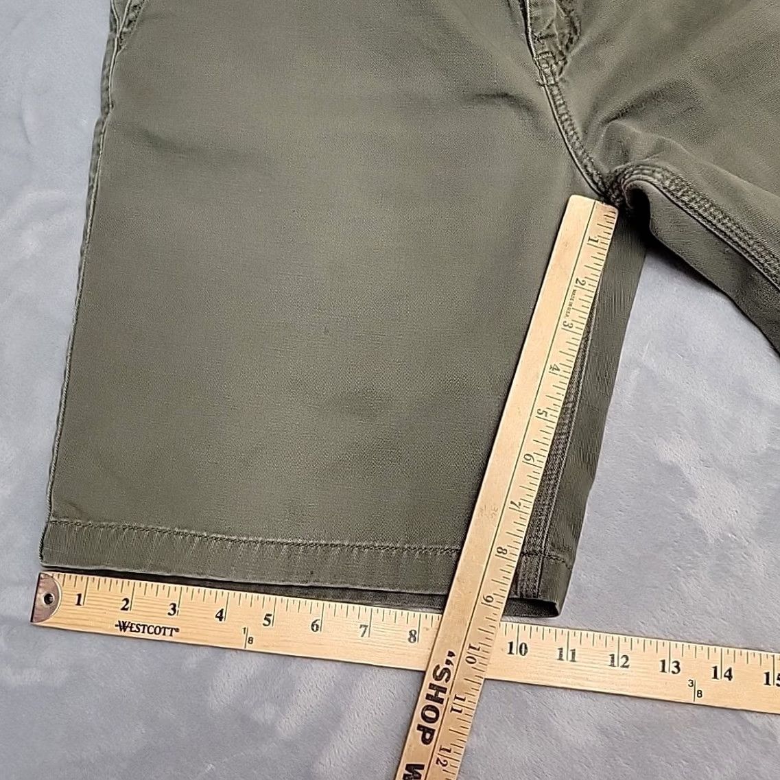 Carhartt Carhartt Shorts Men 32 Green Twill Chino Flat Front Outdoor Casual Workwear Cargo Pants Size US 32 / EU 48 - 7 Thumbnail