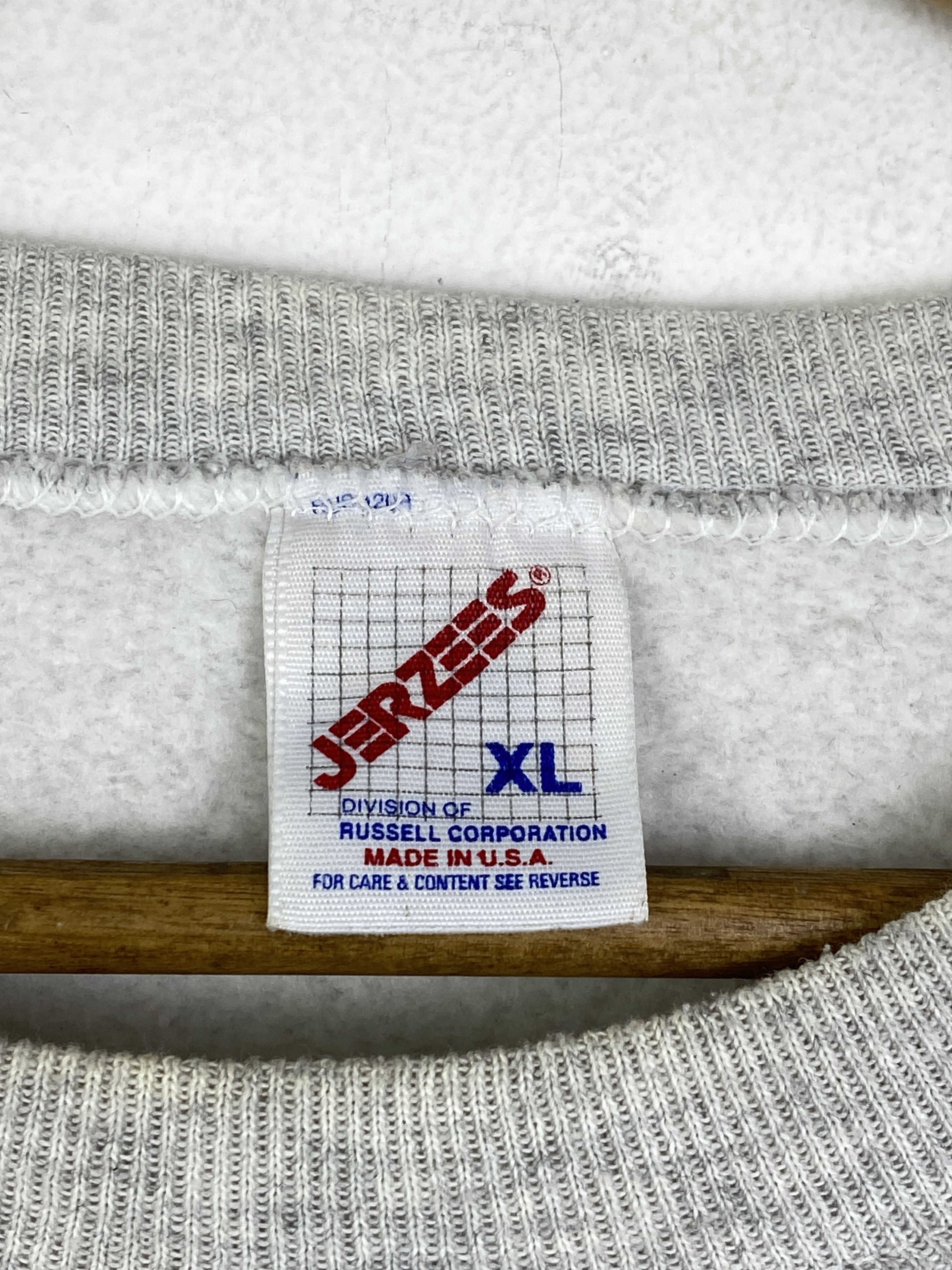 Jerzees Vintage 90s Wording Jerzees Pullover Sweatshirt SH0254 Size US XL / EU 56 / 4 - 5 Thumbnail