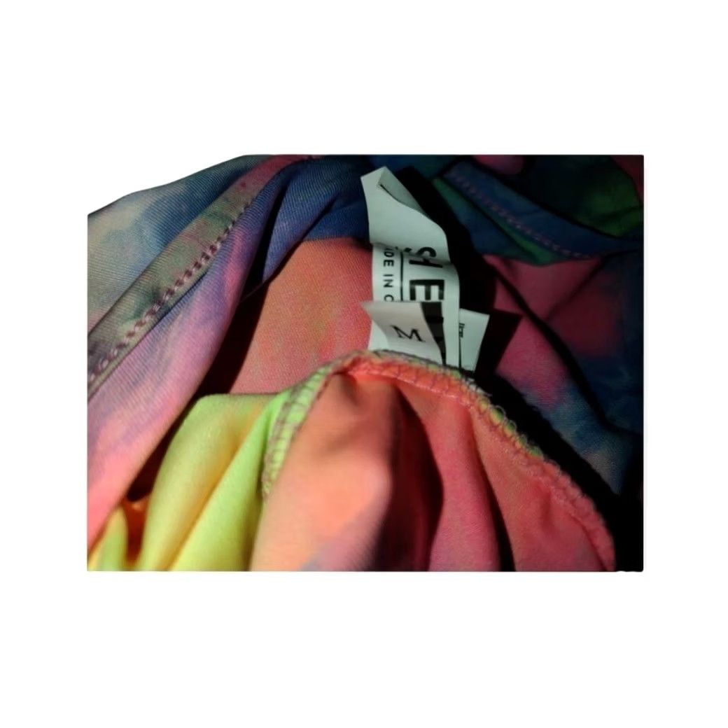 Shein SheIn Tie Dye Top One Shoulder Tank Cropped M Pink Womens Size M / US 6-8 / IT 42-44 - 4 Thumbnail