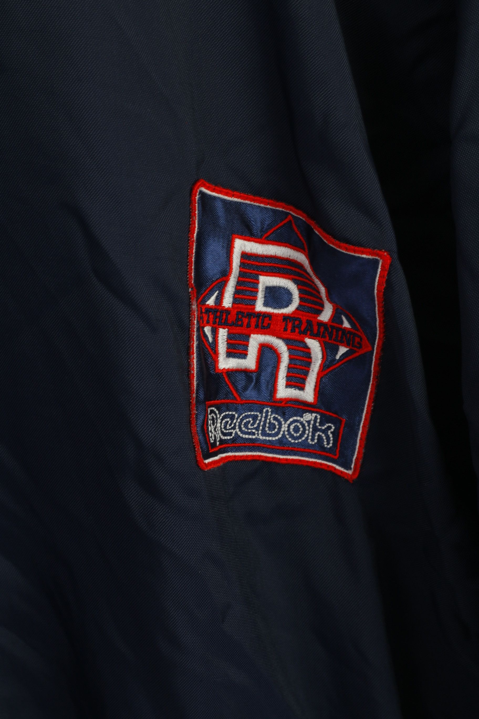 Reebok Reebok Men L Bomber Jacket Navy Vintage Athletic 9575 Size US L / EU 52-54 / 3 - 3 Thumbnail
