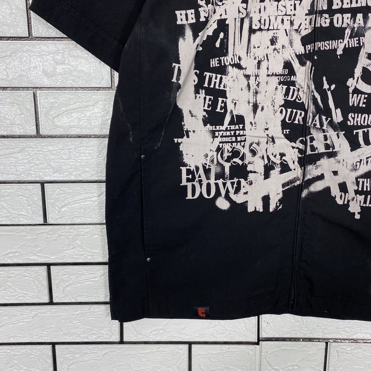 Japanese Brand 📌 Thriller Denim Vintage Bowling Shirt Punk Design Over Size US L / EU 52-54 / 3 - 5 Thumbnail