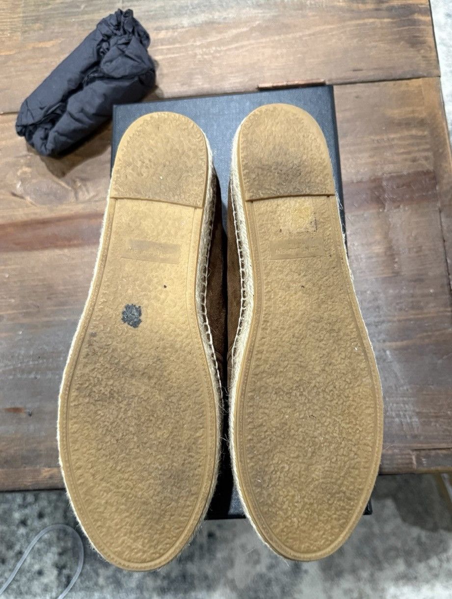 Yves Saint Laurent Saint Laurent Brown Suede YSL Espadrille Size 39 Size US 9.5 / IT 39.5 - 2 Thumbnail