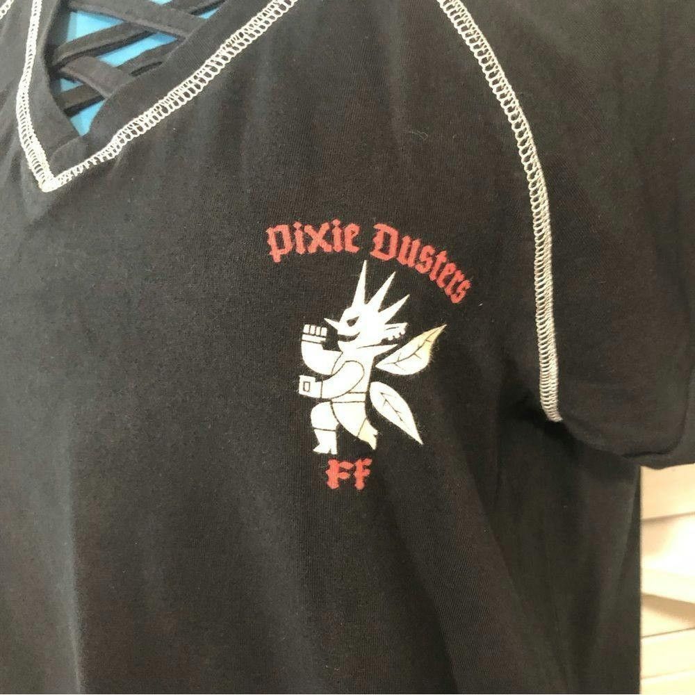 Other Pixie Dusters pirate skull red black cotton t-shirt M Size M / US 6-8 / IT 42-44 - 3 Thumbnail