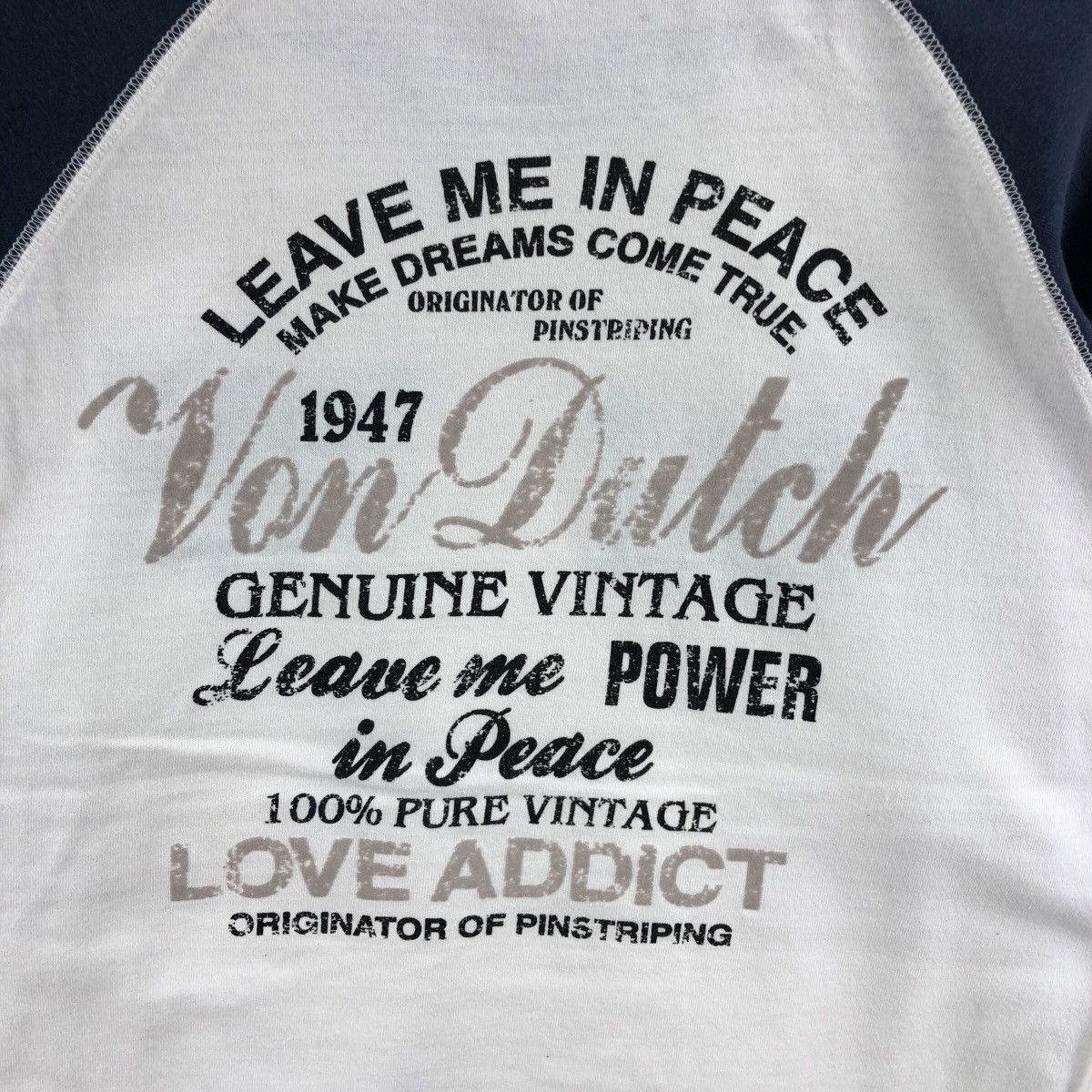 Vintage × Von Dutch Pick!! Vtg VON DUTCH Long Sleeve Tshirt Size US M / EU 48-50 / 2 - 12 Thumbnail