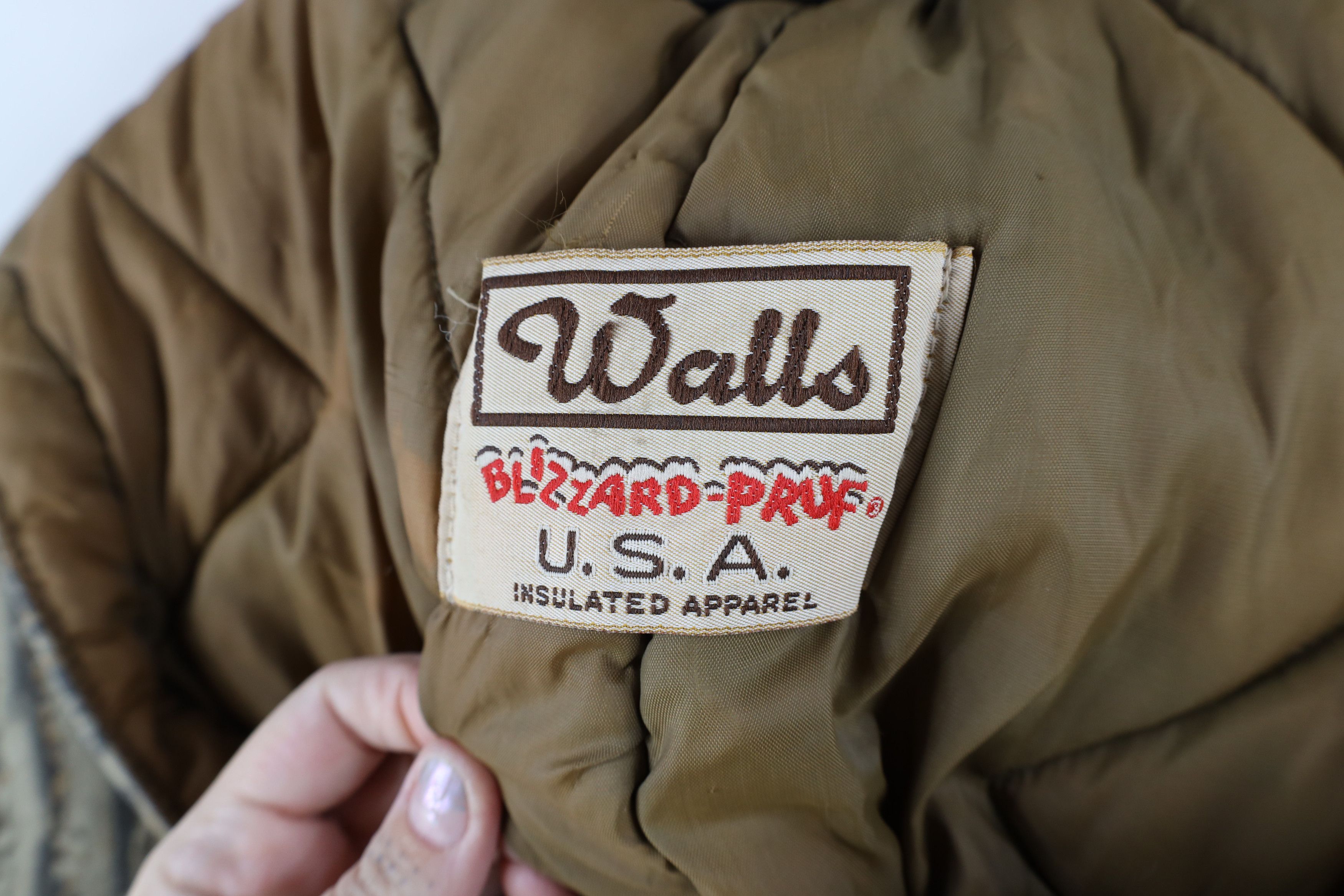Vintage × Walls Vintage 90s Walls Blizzard Pruf Camouflage Hooded Jacket USA Size US XXL / EU 58 / 5 - 12 Thumbnail