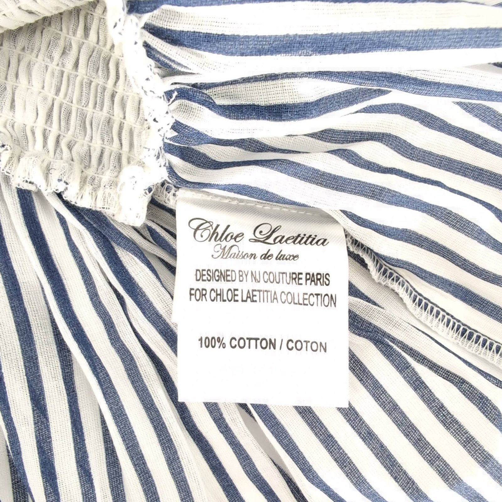 Other Chloe Laetitia Barok Paris Stripe Babydoll Top - Size S -NWT Size S / US 4 / IT 40 - 6 Thumbnail