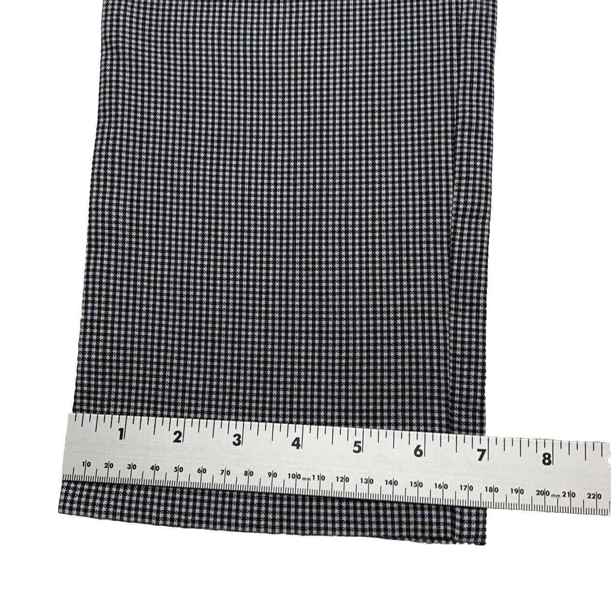 Other Hilary Radley Women's S/CH Black White Gingham Pull-On Pants Size 28" / US 6 / IT 42 - 9 Thumbnail