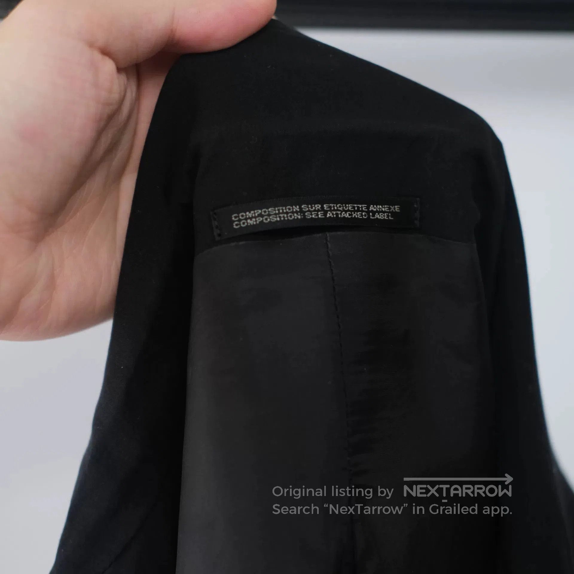 Yohji Yamamoto Yohji Yamamoto Black Character Suit Jacket. Size US M / EU 48-50 / 2 - 7 Thumbnail