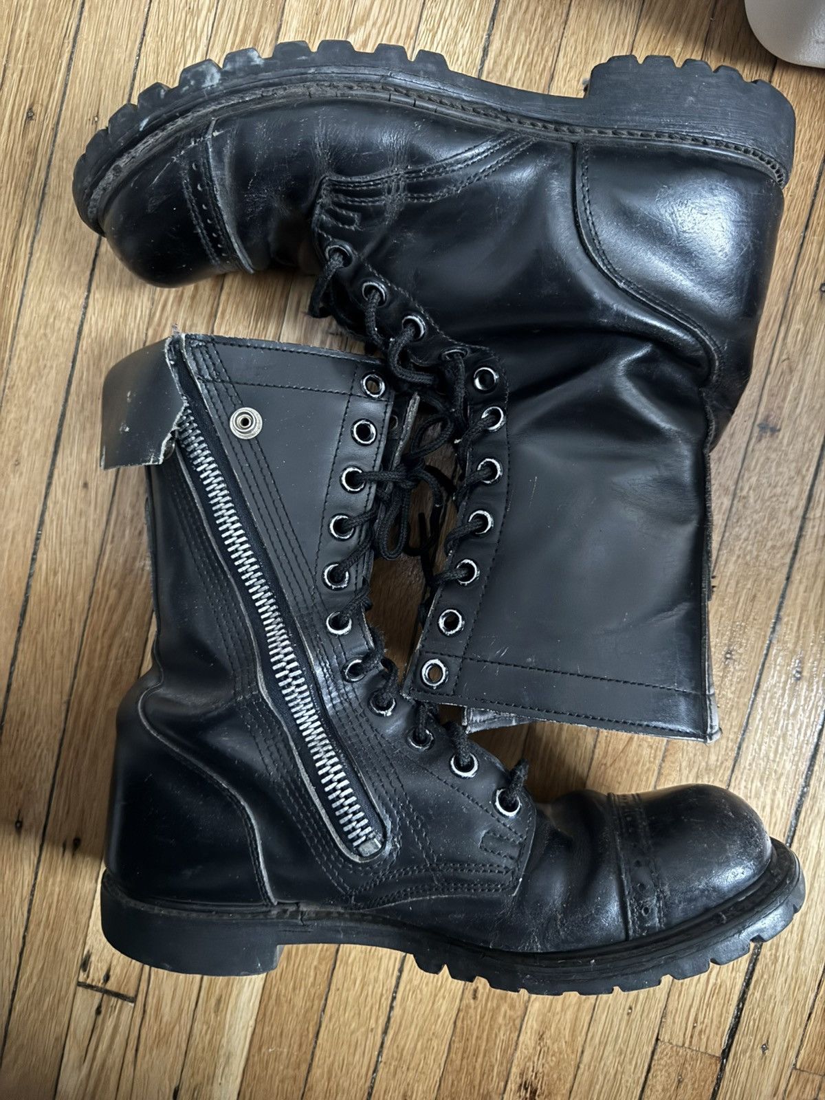 Vintage Vintage 1950s Army Jump boots Size US 10 / EU 43 - 1 Thumbnail