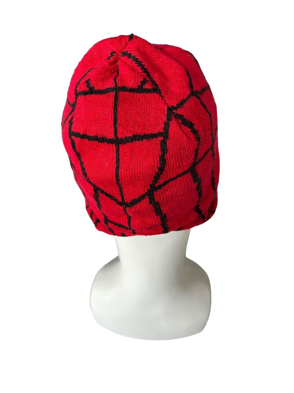Japanese Brand × Vintage 🕸️Y2k Spider Man Big Eye Beanie Hats🕷️🕸️ Size ONE SIZE - 4 Thumbnail