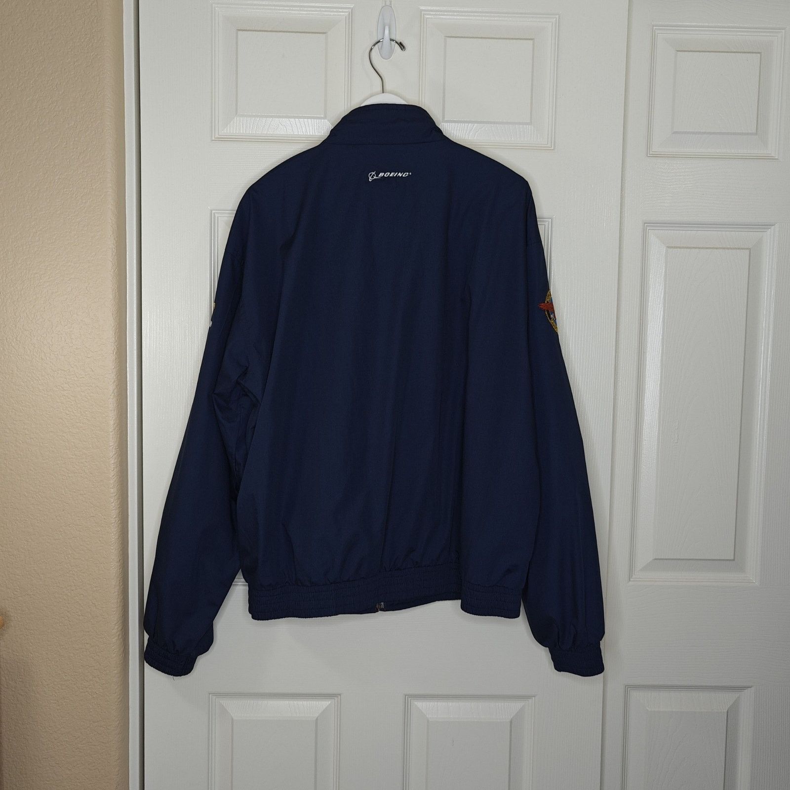 Vintage Vintage 90s Boeing BAE System JSF X-32 One Team windbreaker Size US XL / EU 56 / 4 - 4 Thumbnail
