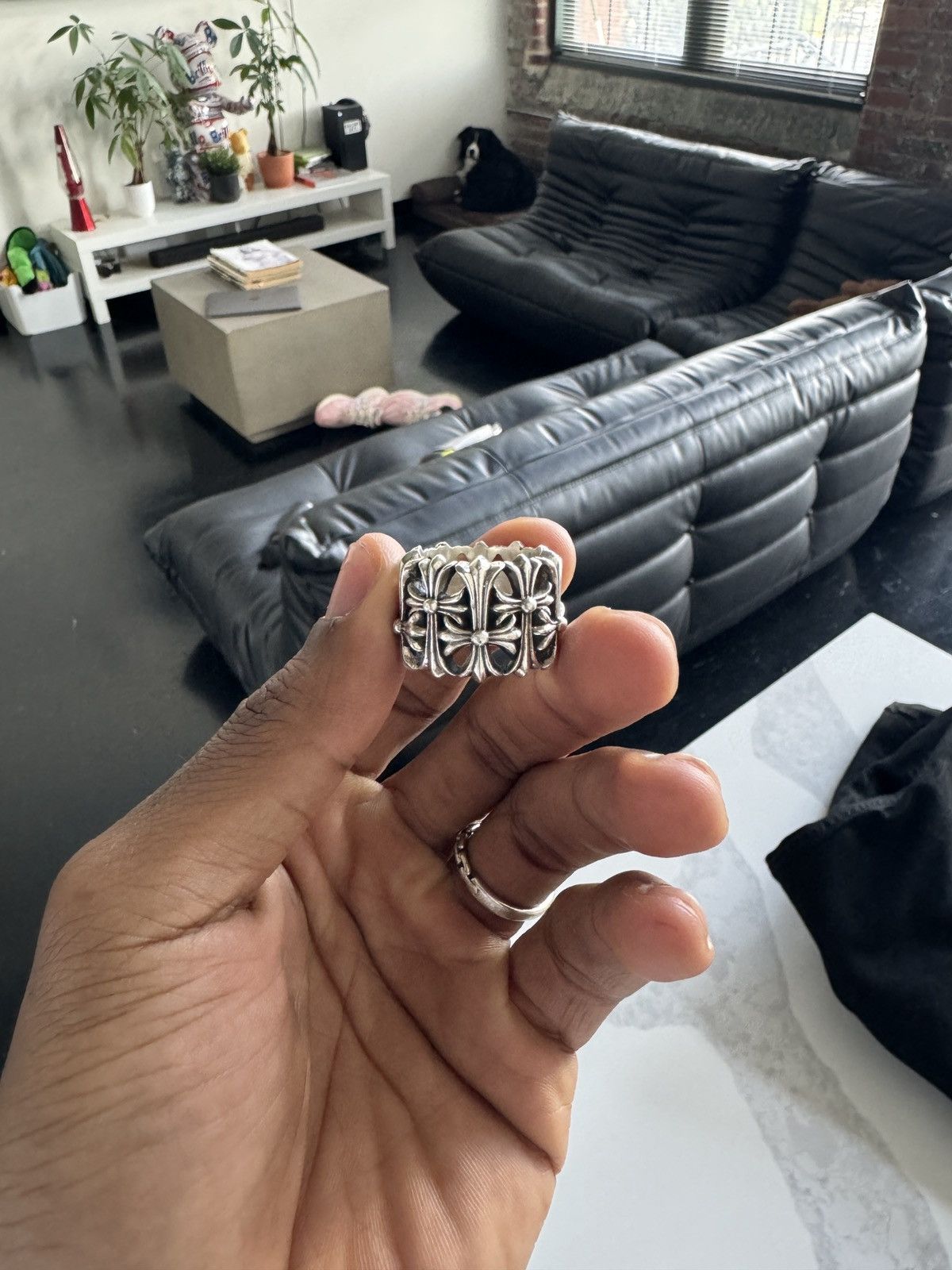 Chrome Hearts Chrome Hearts Cemetery Ring Size ONE SIZE - 6 Thumbnail