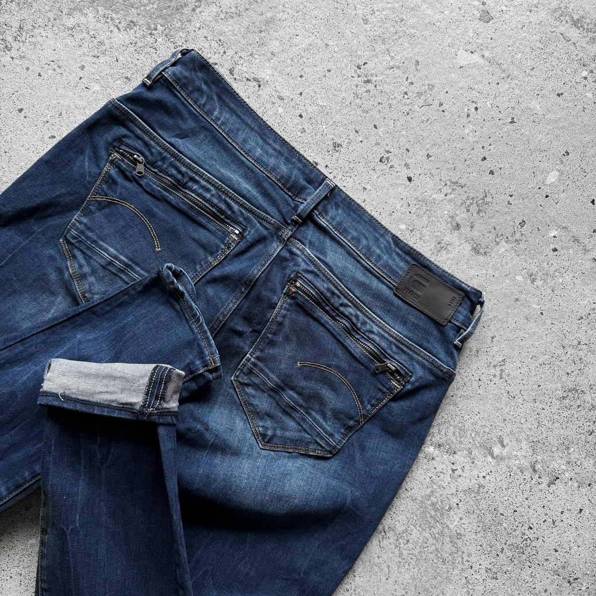 G-Star G-Star RAW Womens Midge Zip Mid Waist Skinny Jeans Blue Size 32" / US 10 / IT 46 - 7 Thumbnail
