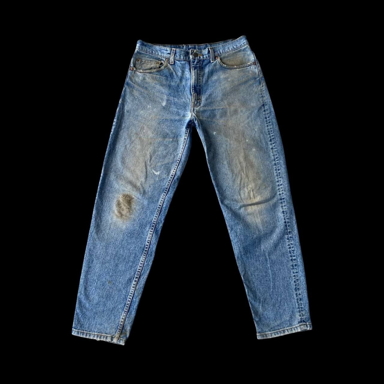 Levi's Vintage Clothing VINTAGE 1993 LEVIS 550 DIRTY MUDWASH GRUNGE JEAN USA W35X31" Size US 35 - 4 Thumbnail