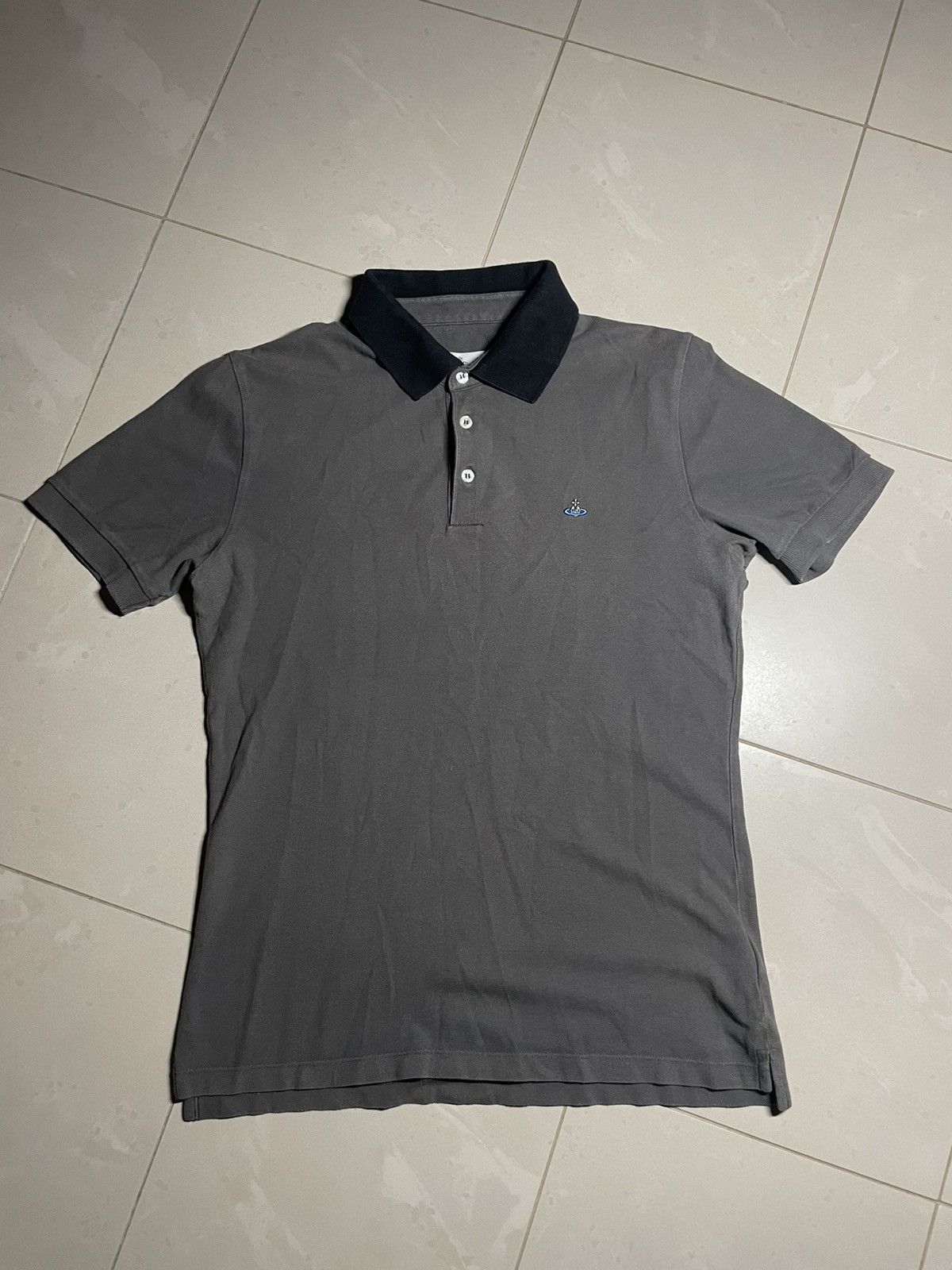 Vintage Vivienne Westwood Polo Shirt Logo Orb Basic Y2k