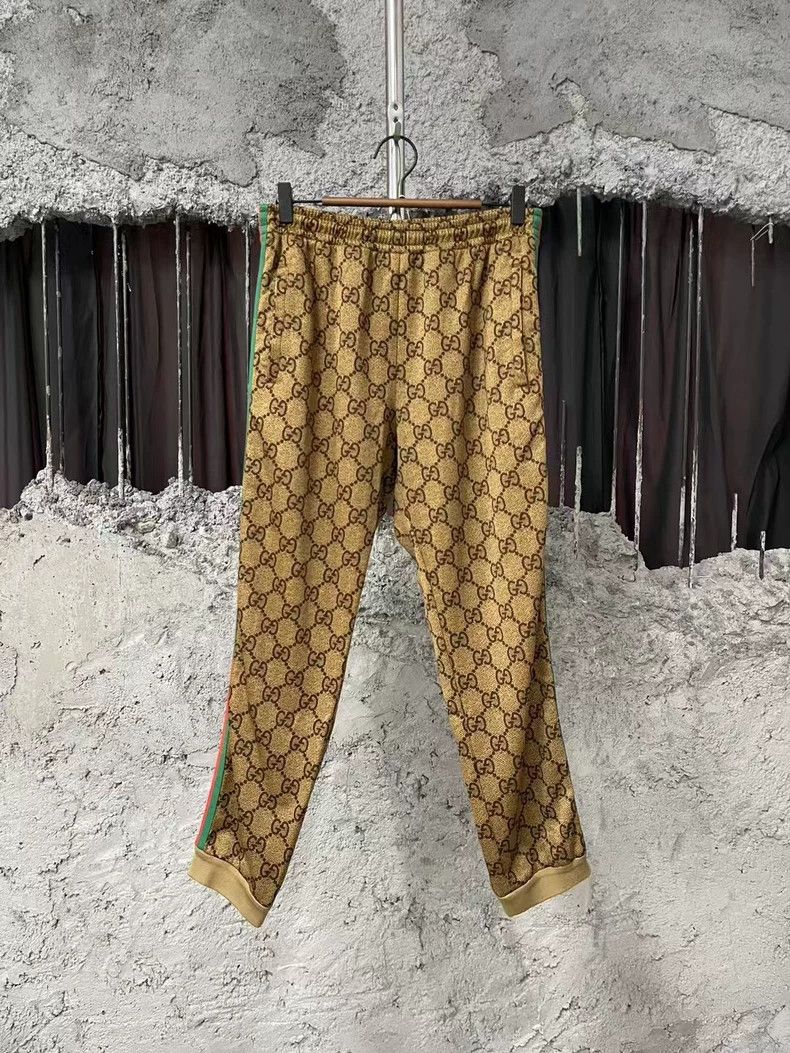 Gucci Gucci Brown Printed Casual Pants-dmc Size US 32 / EU 48 - 1 Thumbnail