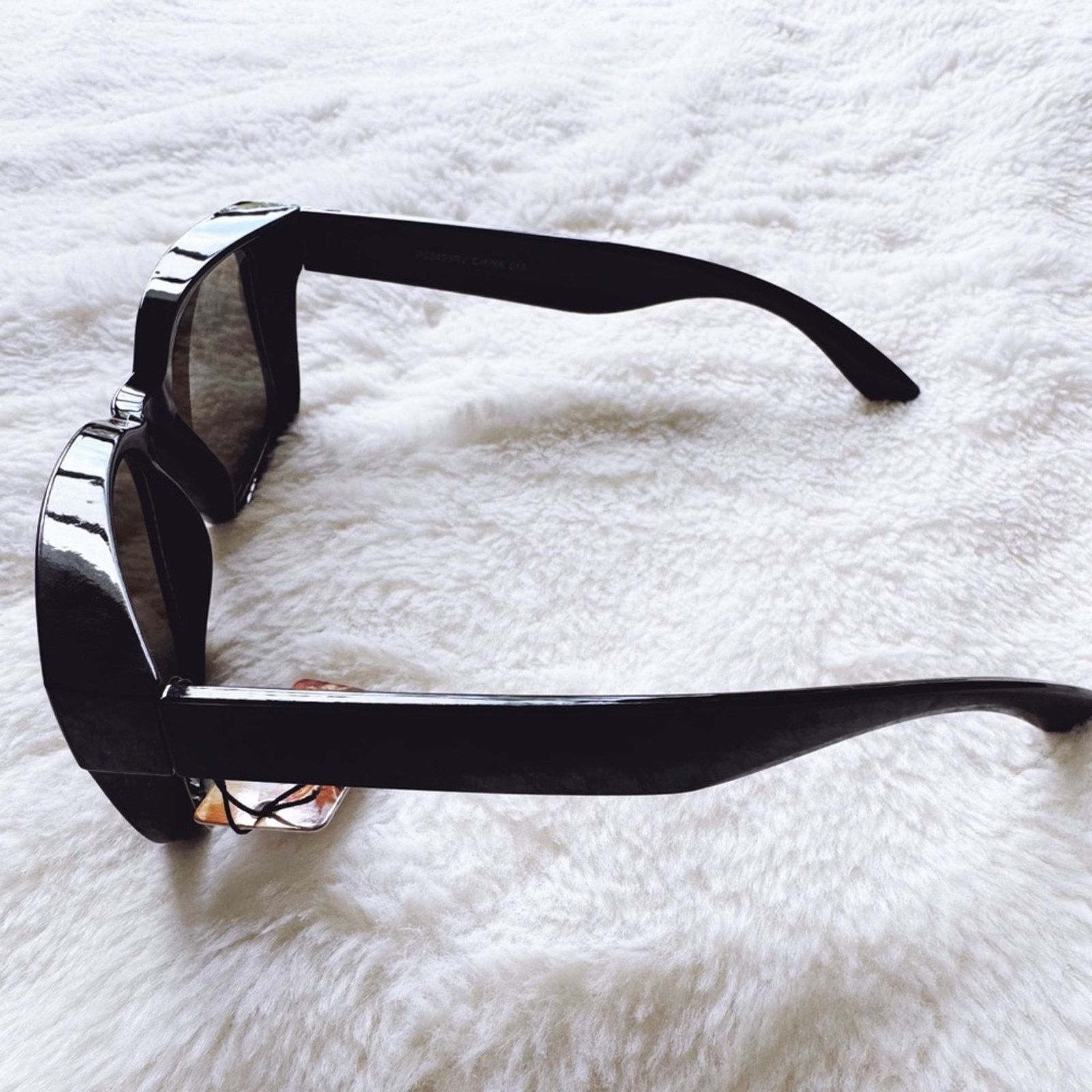 Other Cedric Black w/ Blue Lenses Mirrored Sunglasses Size ONE SIZE - 10 Thumbnail