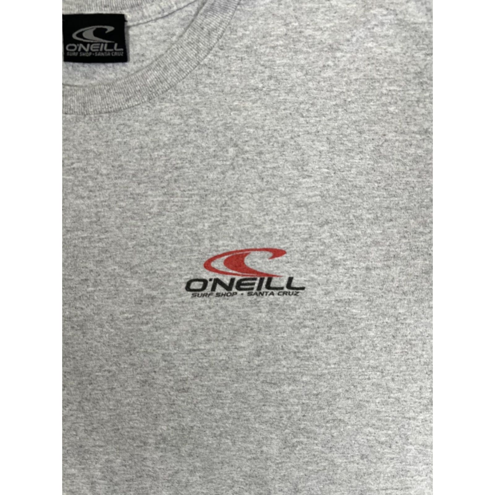 O'Neill VINTAGE O'Neill Shirt Adult XL Gray 90s Beach Classic Double-Sided Crew Neck Short Sleeve Mens Size US XL / EU 56 / 4 - 2 Thumbnail