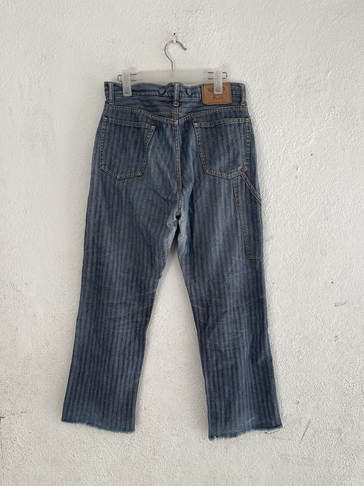 Hysteric Glamour Hysteric Glamour Kinky Hickory Carpenter Denim Frayed Hem Size US 33 - 1 Thumbnail