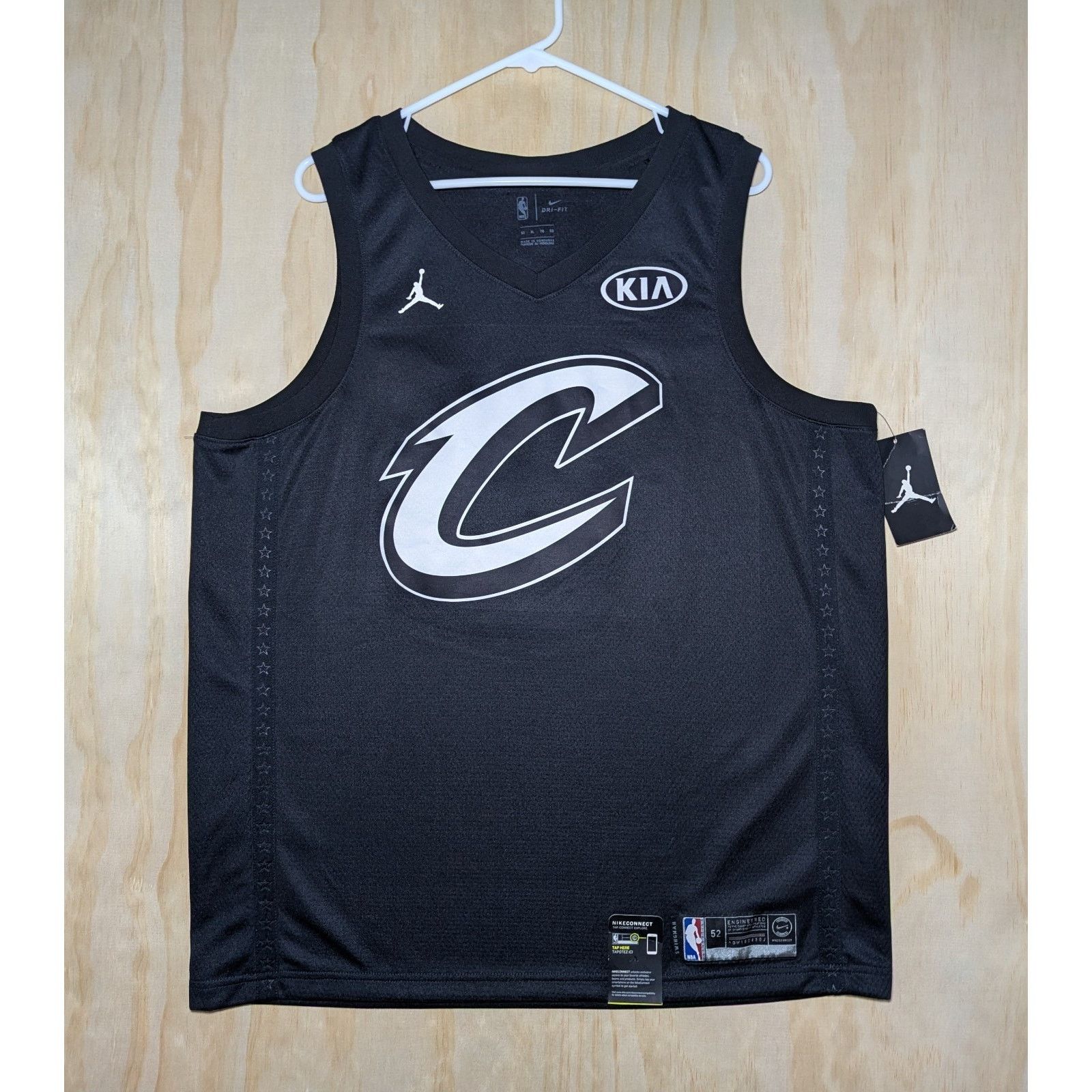 Nike Jordan Men's XL LeBron James All-Star Cavaliers Jersey Size US XL / EU 56 / 4 - 1 Thumbnail