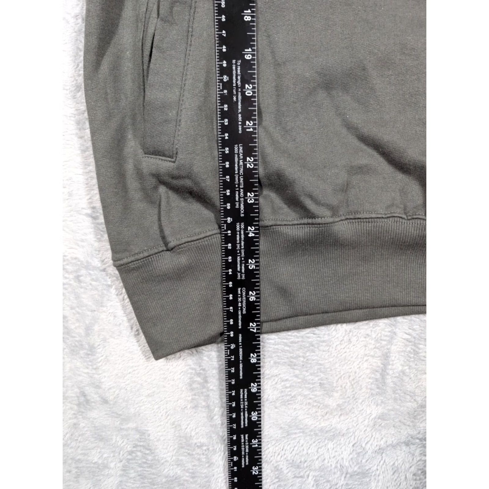 Vintage Mens Cash Crop Heavy Weight Crew Neck Sweater Pockets Elbow Pads Sz L Green Casual Outdoor Hiking Walking Mens Size US L / EU 52-54 / 3 - 6 Thumbnail