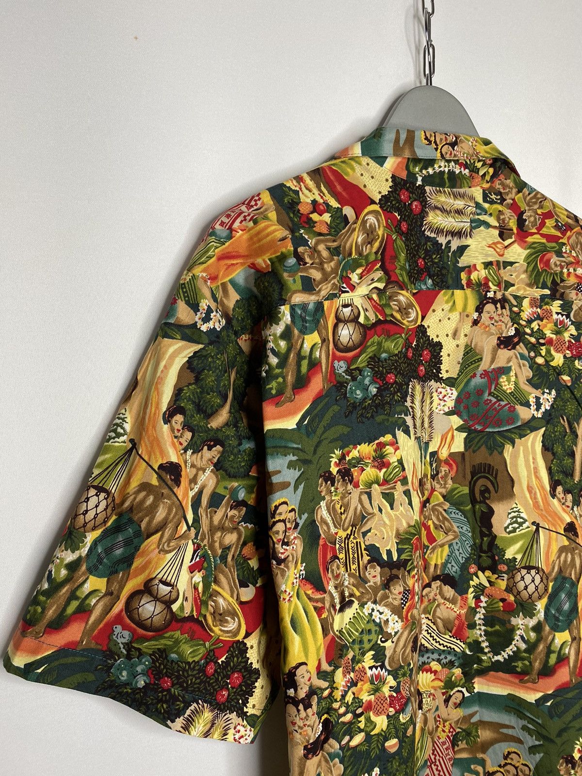 Other 🌴Men’s Vintage Art Crazy Hawaiian Shirt Overprint Designer🌴 Size US XL / EU 56 / 4 - 8 Thumbnail
