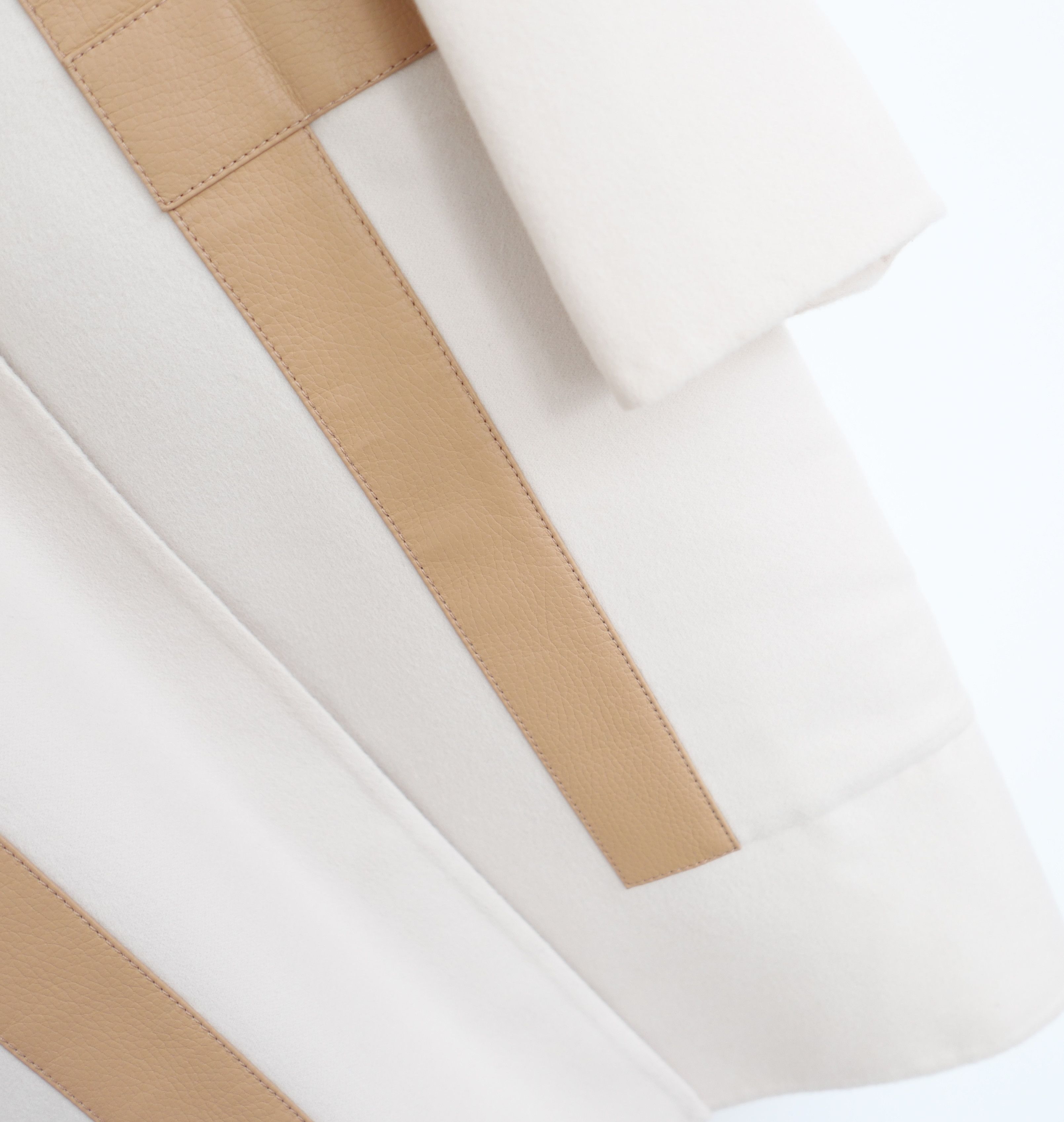 Hermes Hermes H Cashmere & Leather Coat Size XS / US 0-2 / IT 36-38 - 3 Thumbnail