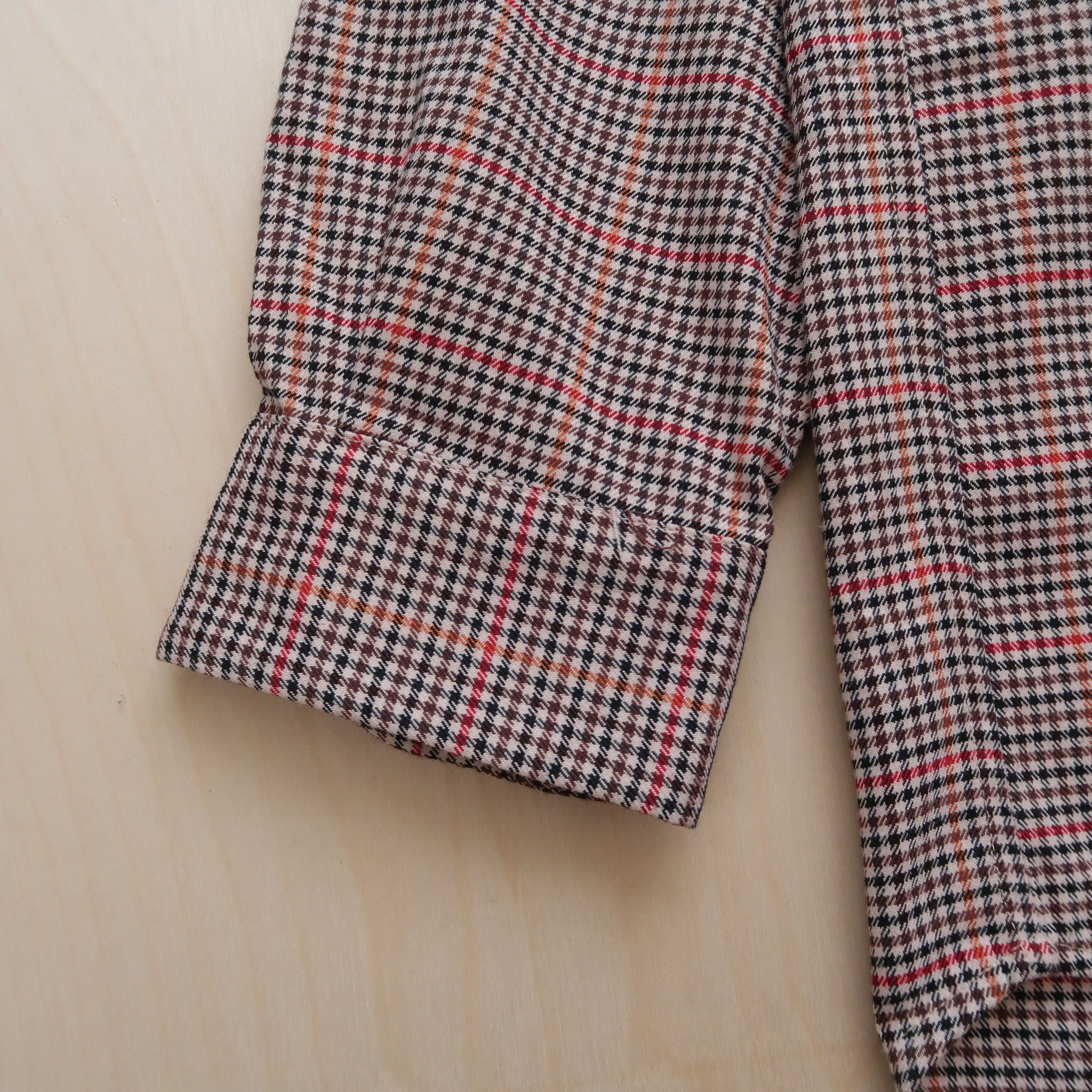Japanese Brand 2000s Keita Maruyama Houndstooth Shacket Jacket Size US L / EU 52-54 / 3 - 8 Thumbnail
