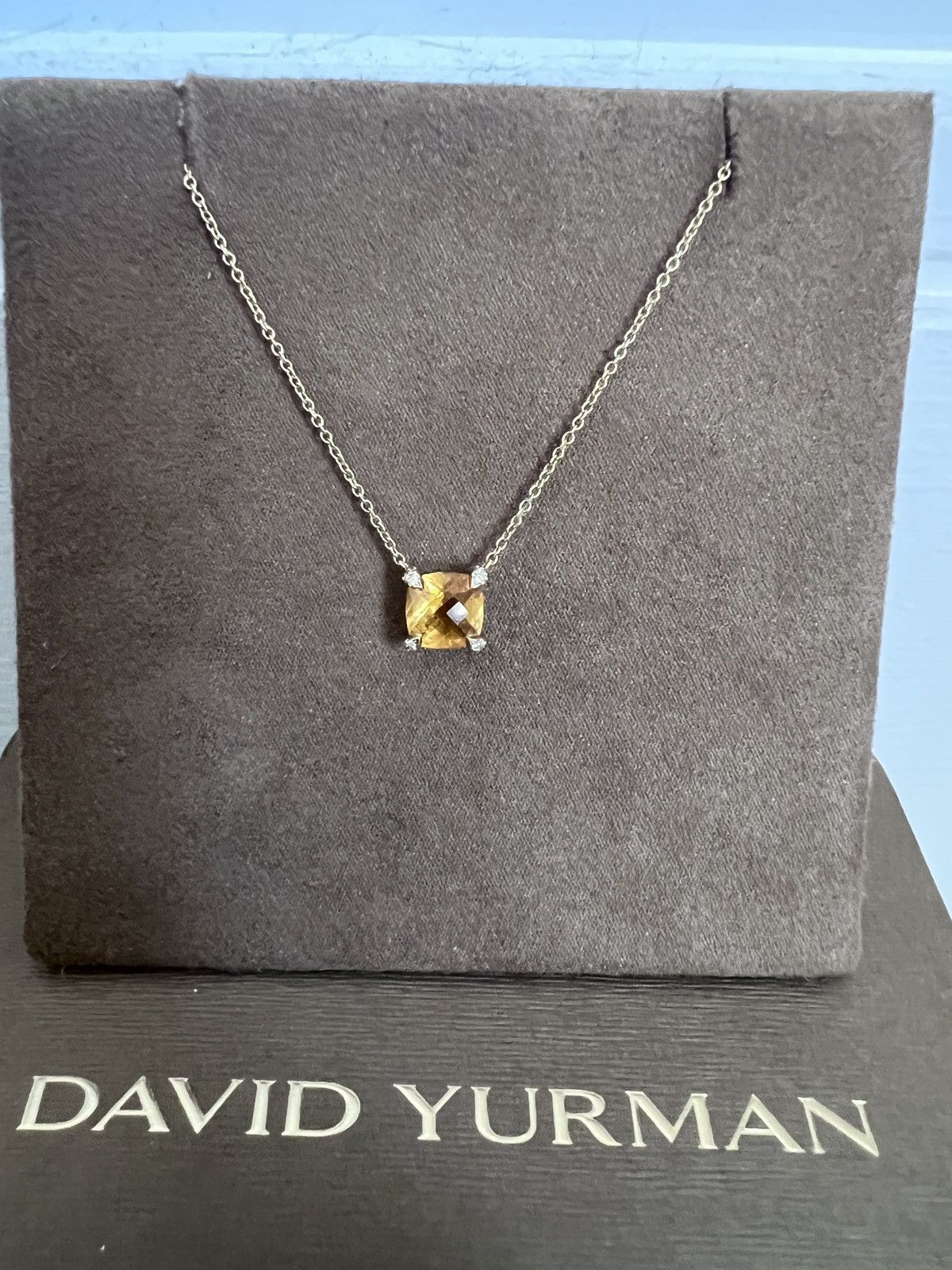 David Yurman David Yurman 18K Citrine Diamond Chatelaine Necklace Size ONE SIZE - 3 Thumbnail
