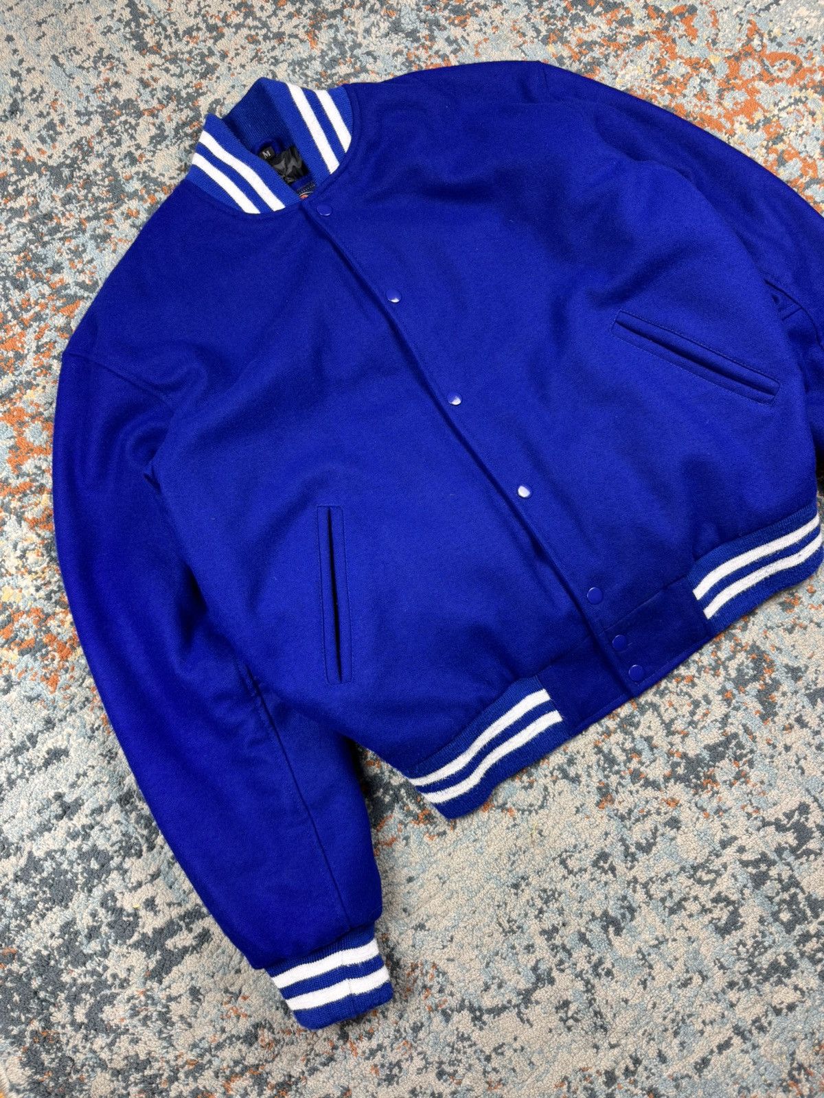 Vintage Vintage 90s Ultramarine wool Varsity Jacket Size US M / EU 48-50 / 2 - 4 Thumbnail