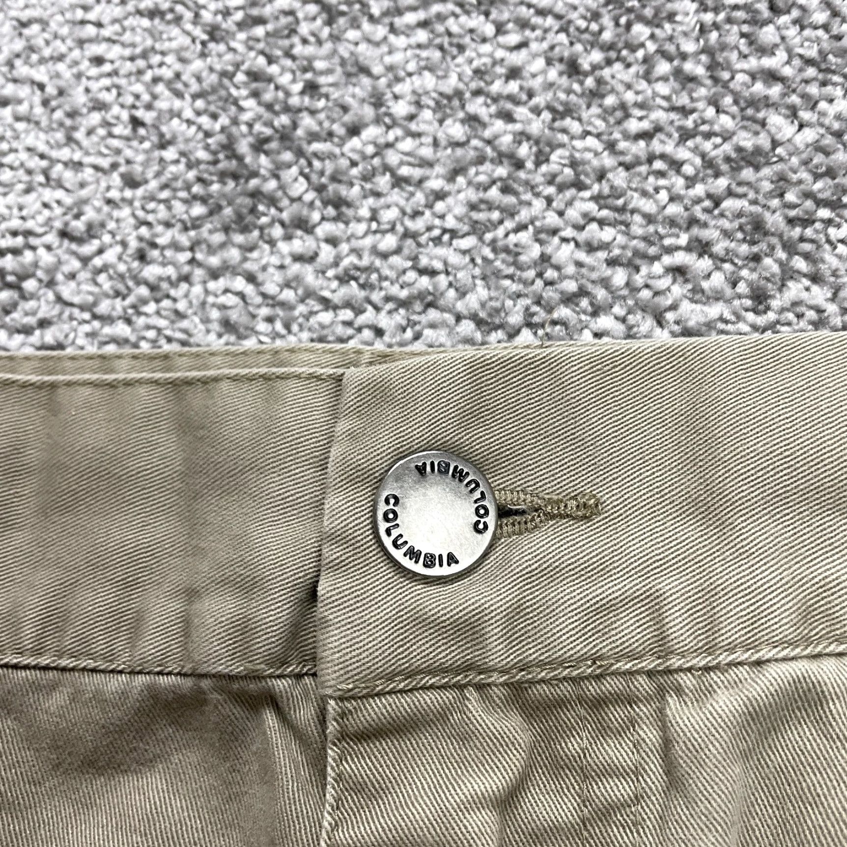 Vintage Columbia Cargo Shorts Men 40 Brown Canvas Flat Front Outdoor Casual 10" Inseam Size US 40 / EU 56 - 3 Thumbnail