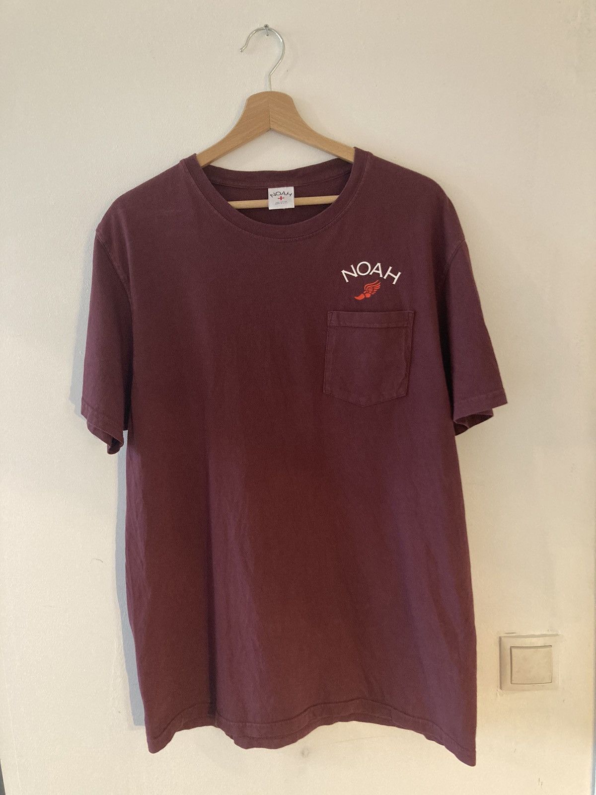 Noah Noah NYC burgundy T-shirt Large Size US L / EU 52-54 / 3 - 1 Thumbnail